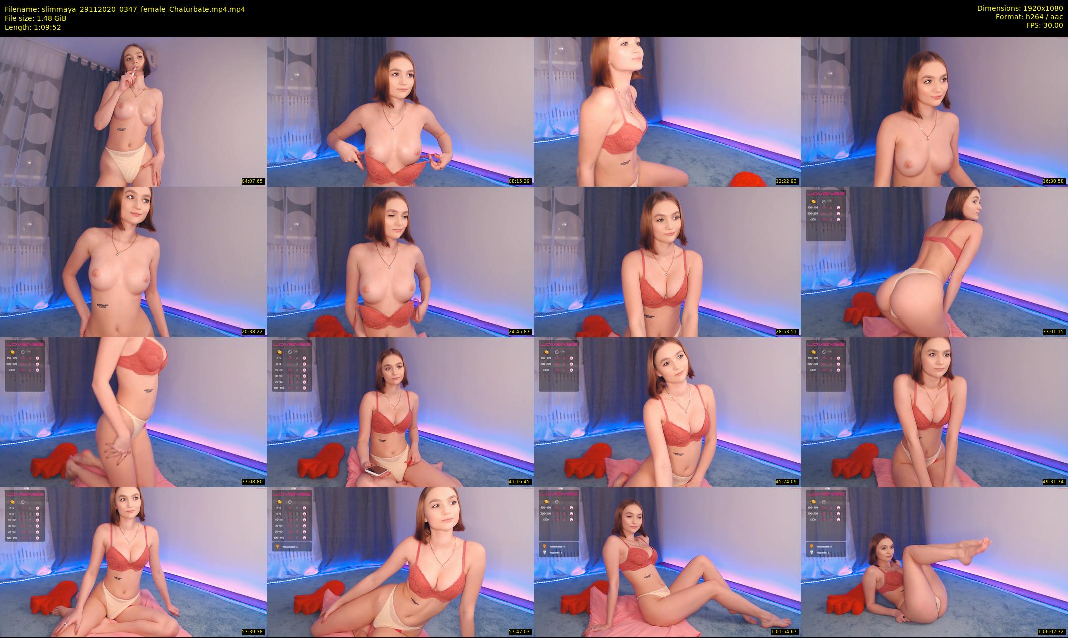slimmaya — 70 minute Chaturbate female cam show recording, 1080p, Nov 29, 2020
