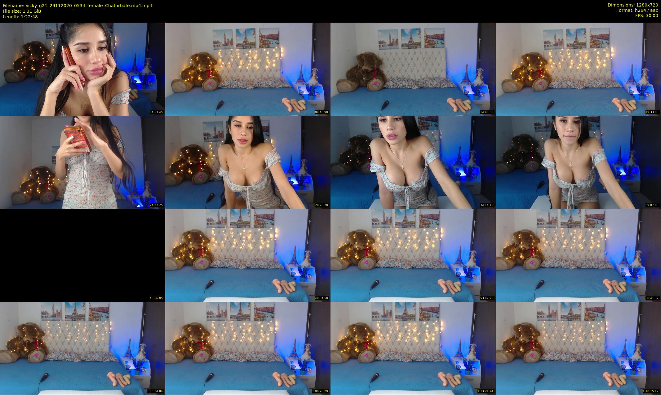 vicky_g21 — 83 minute Chaturbate female cam show recording, 720p, Nov 29, 2020