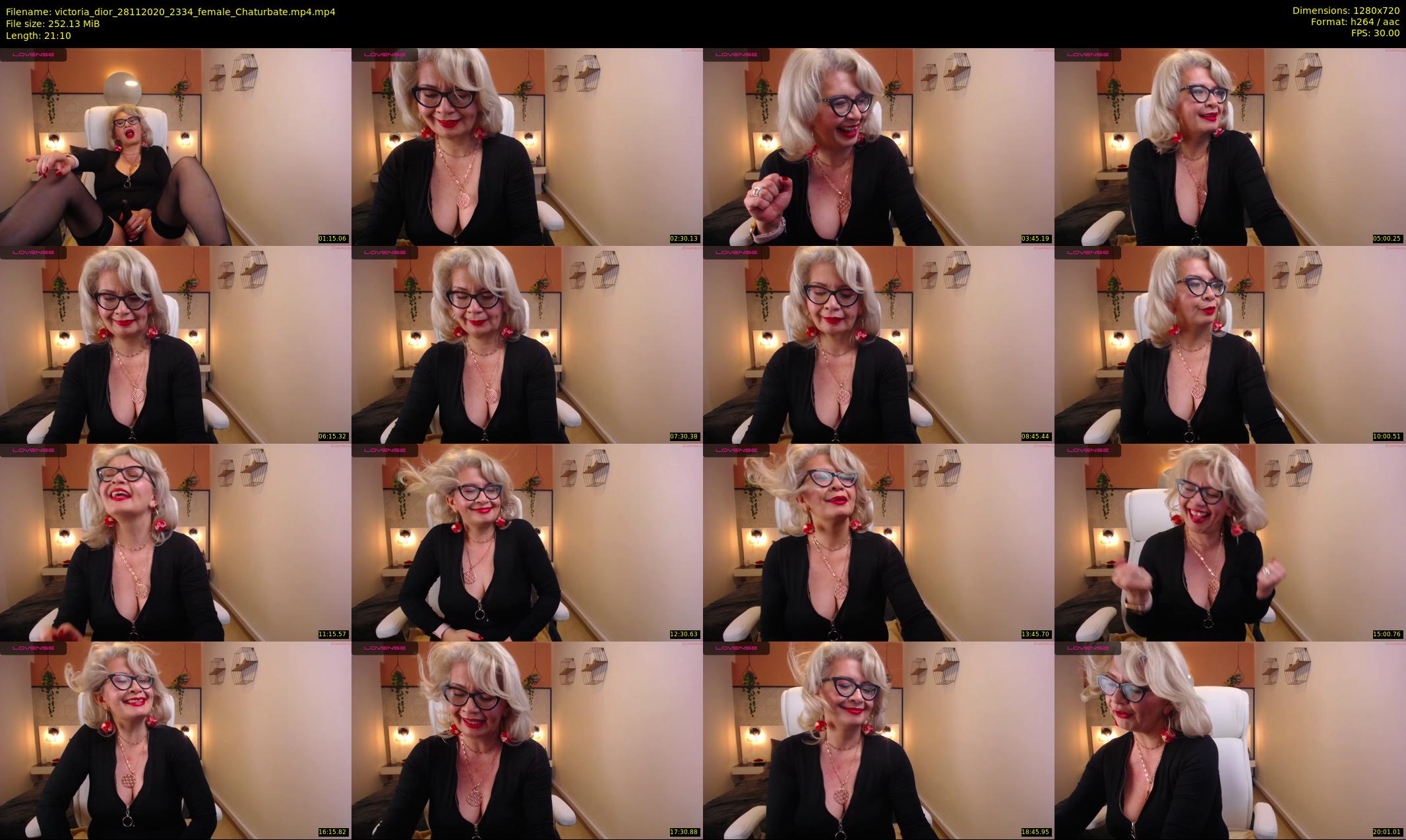 victoria_dior — 22 minute Chaturbate female cam show recording, 720p, Nov 28, 2020