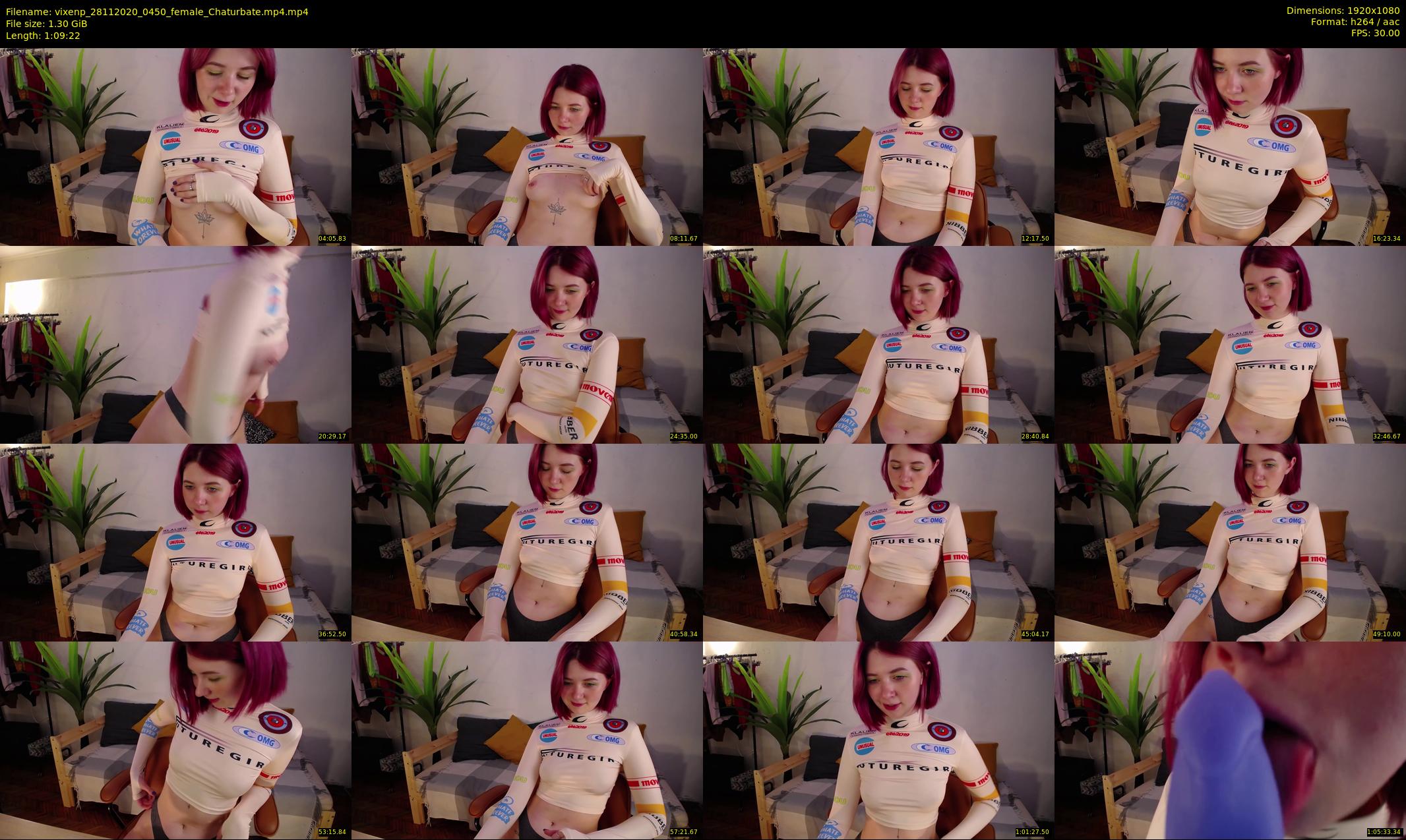 vixenp — 70 minute Chaturbate female cam show recording, 1080p, Nov 28, 2020