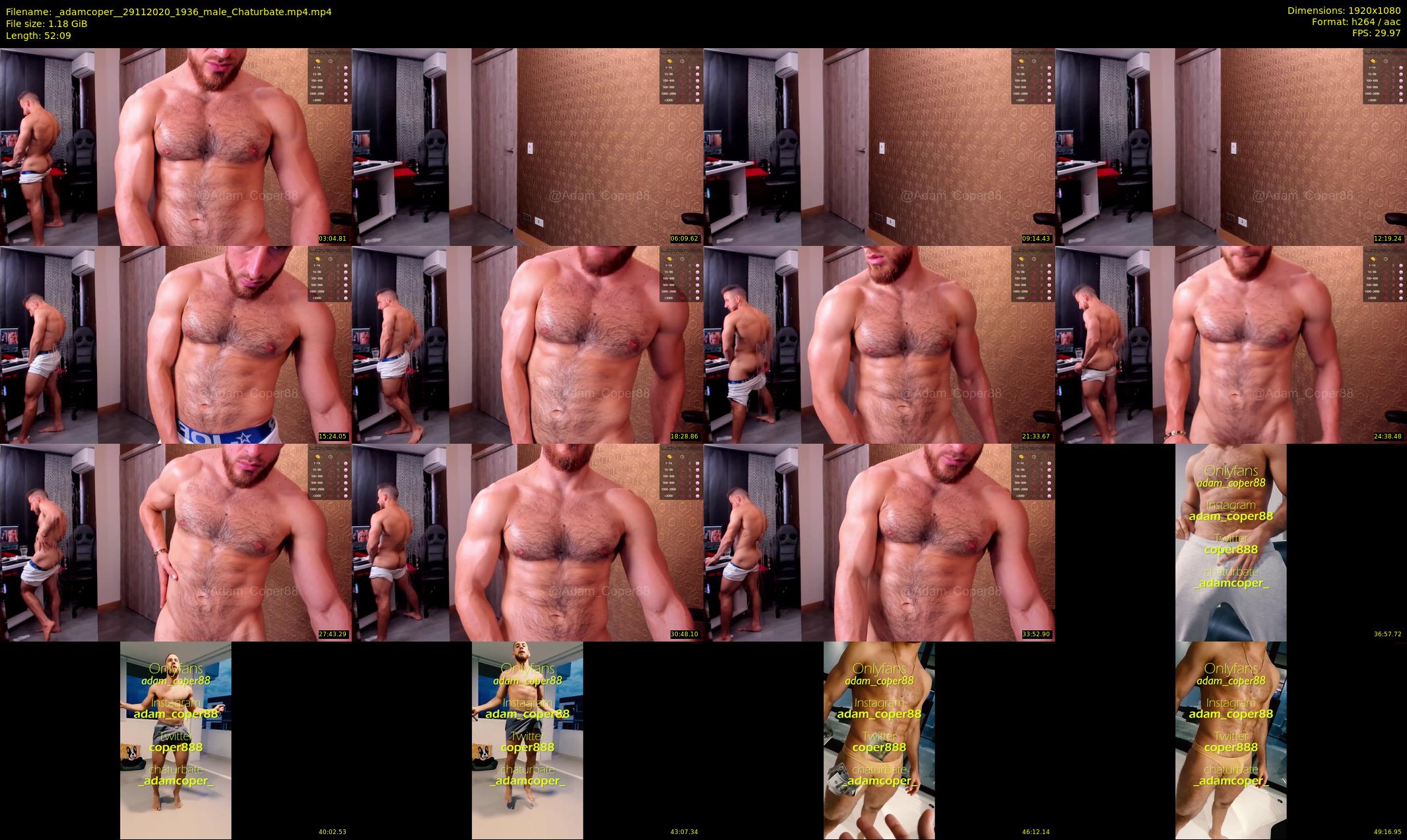 _adamcoper_ — 53 minute Chaturbate male cam show recording, 1080p, Nov 29, 2020