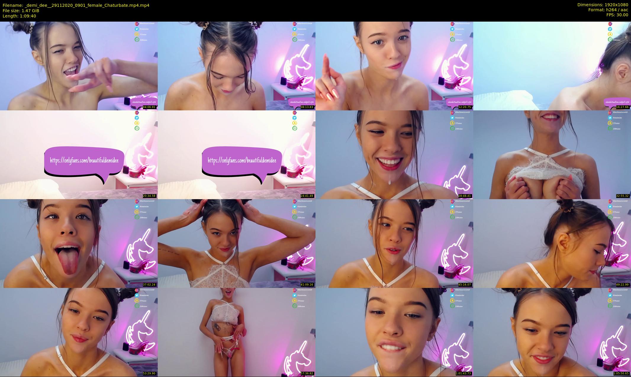 _demi_dee_ — 70 minute Chaturbate female cam show recording, 1080p, Nov 29, 2020