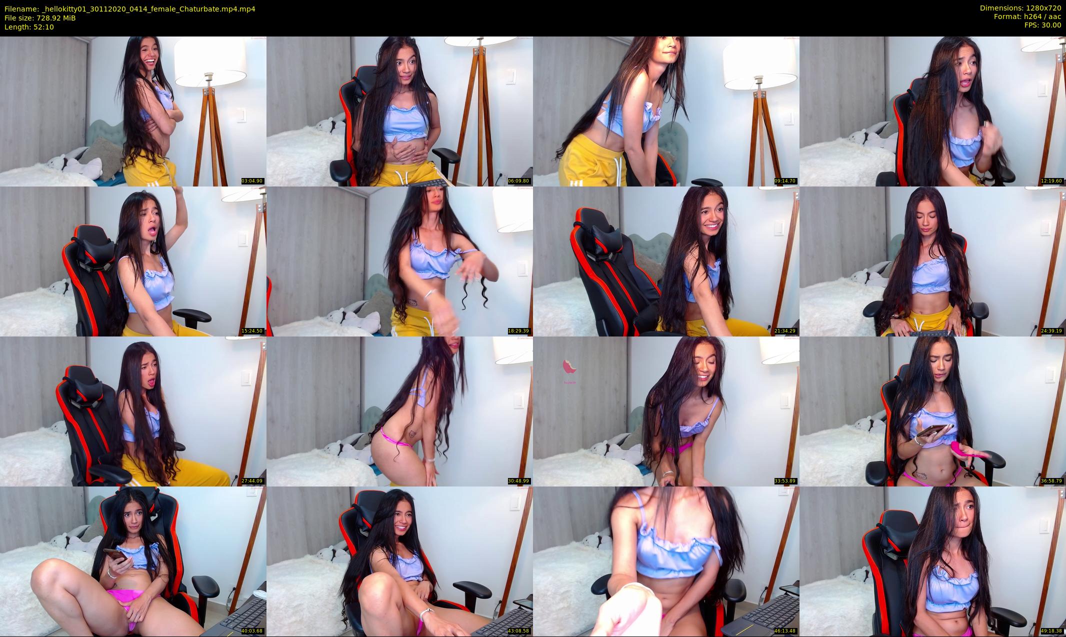 _hellokitty01 — 53 minute Chaturbate female cam show recording, 720p, Nov 30, 2020