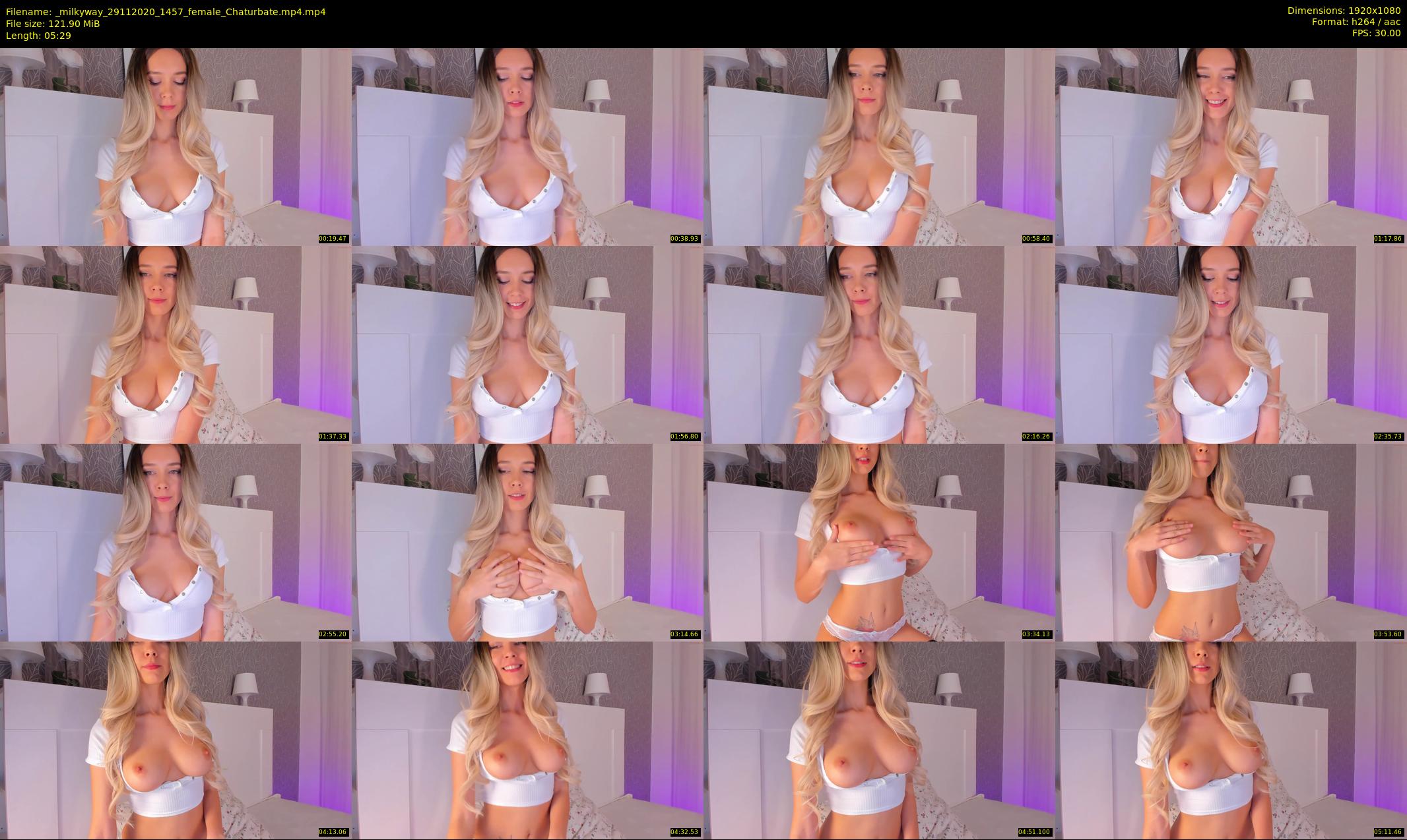 _milkyway — 6 minute Chaturbate female cam show recording, 1080p, Nov 29, 2020
