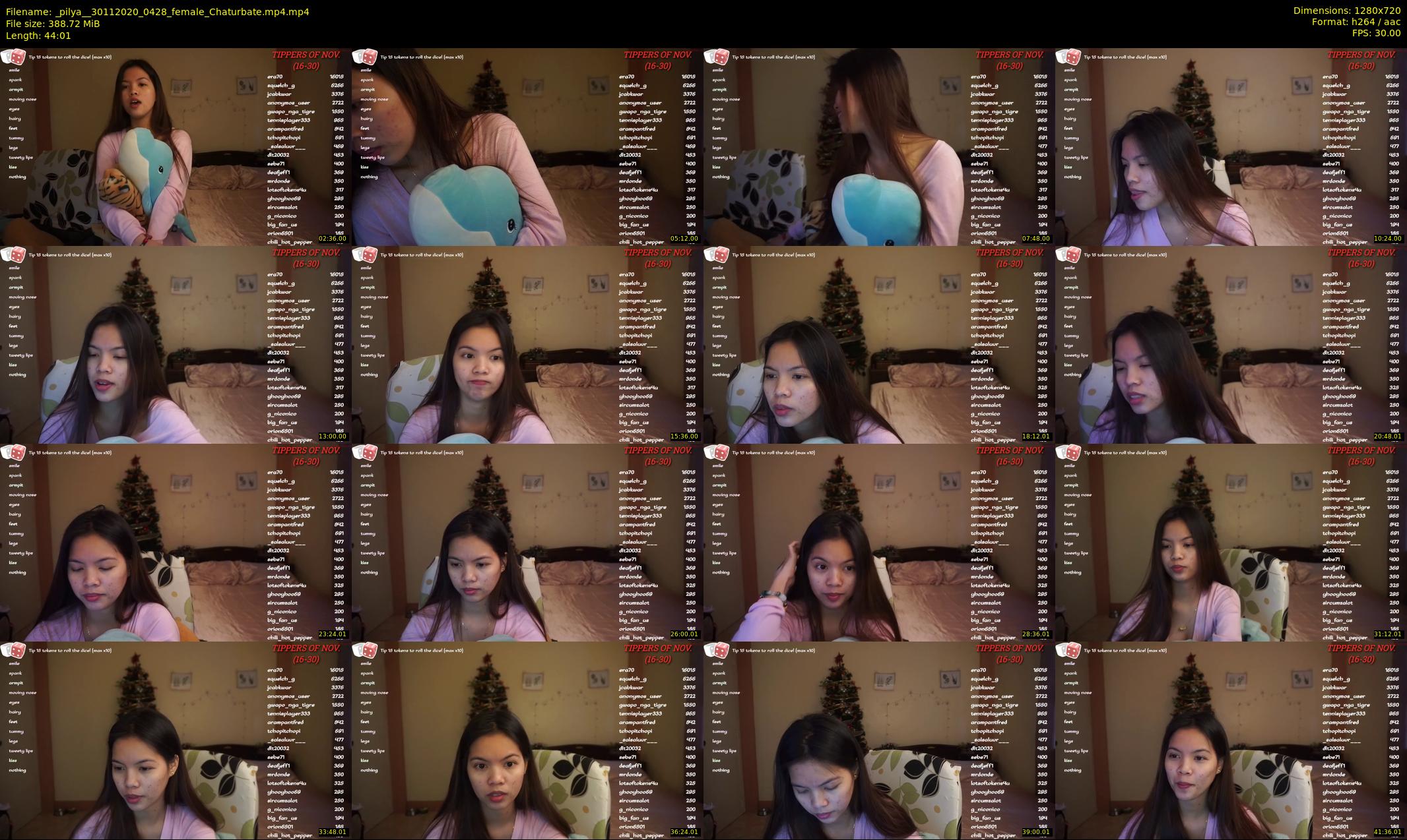 _pilya_ — 45 minute Chaturbate female cam show recording, 720p, Nov 30, 2020