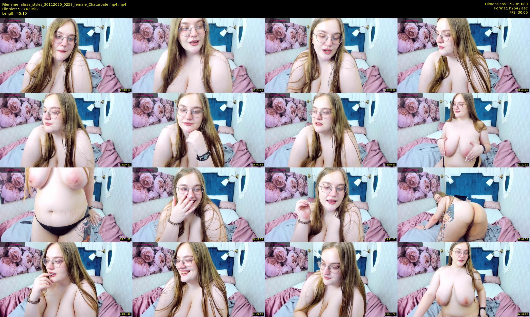 alissa_styles — 46 minute Chaturbate female cam show recording, 1080p, Nov 30, 2020