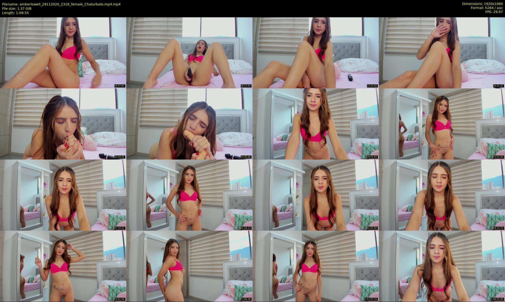 amberlowell — 70 minute Chaturbate female cam show recording, 1080p, Nov 29, 2020