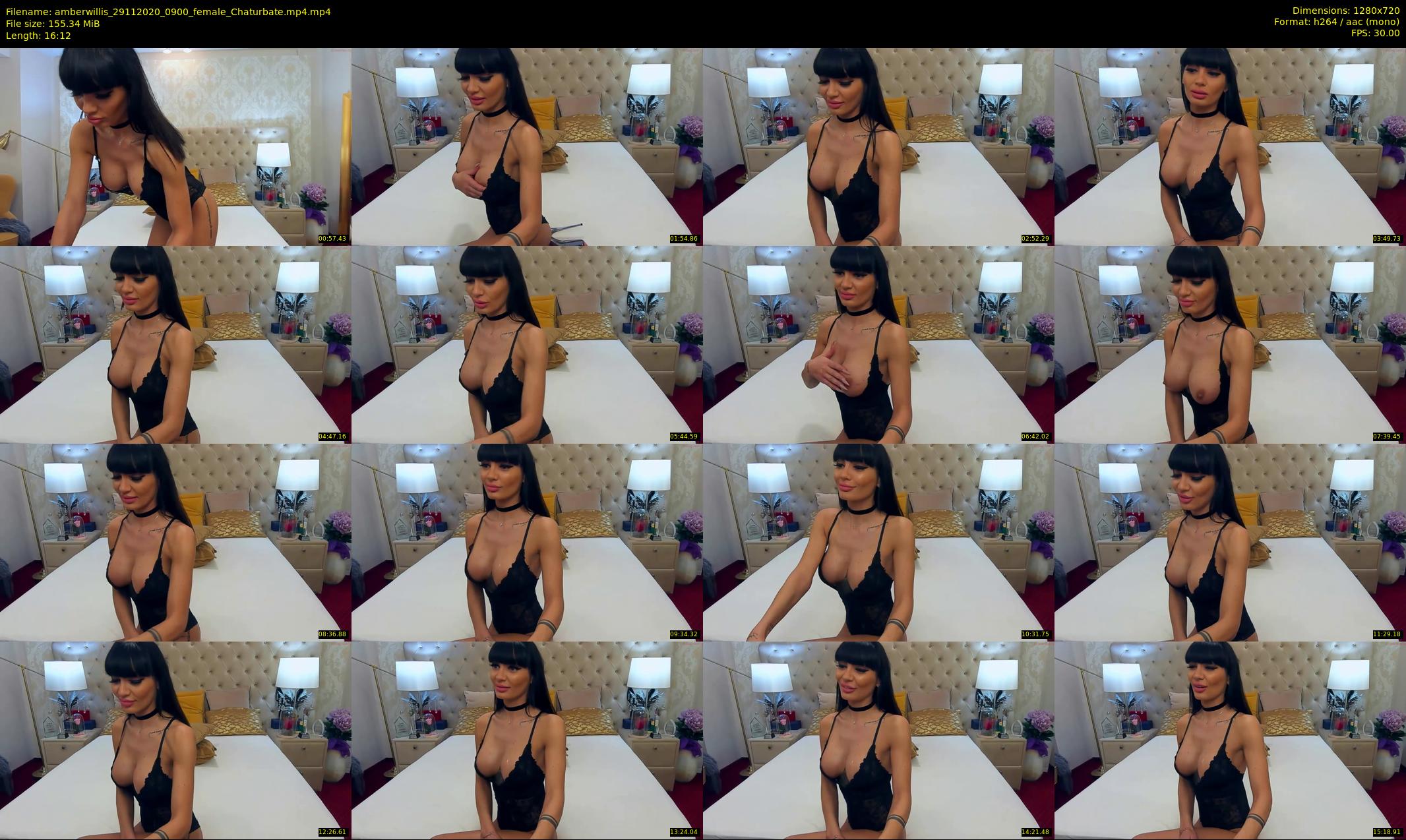 amberwillis — 17 minute Chaturbate female cam show recording, 720p, Nov 29, 2020