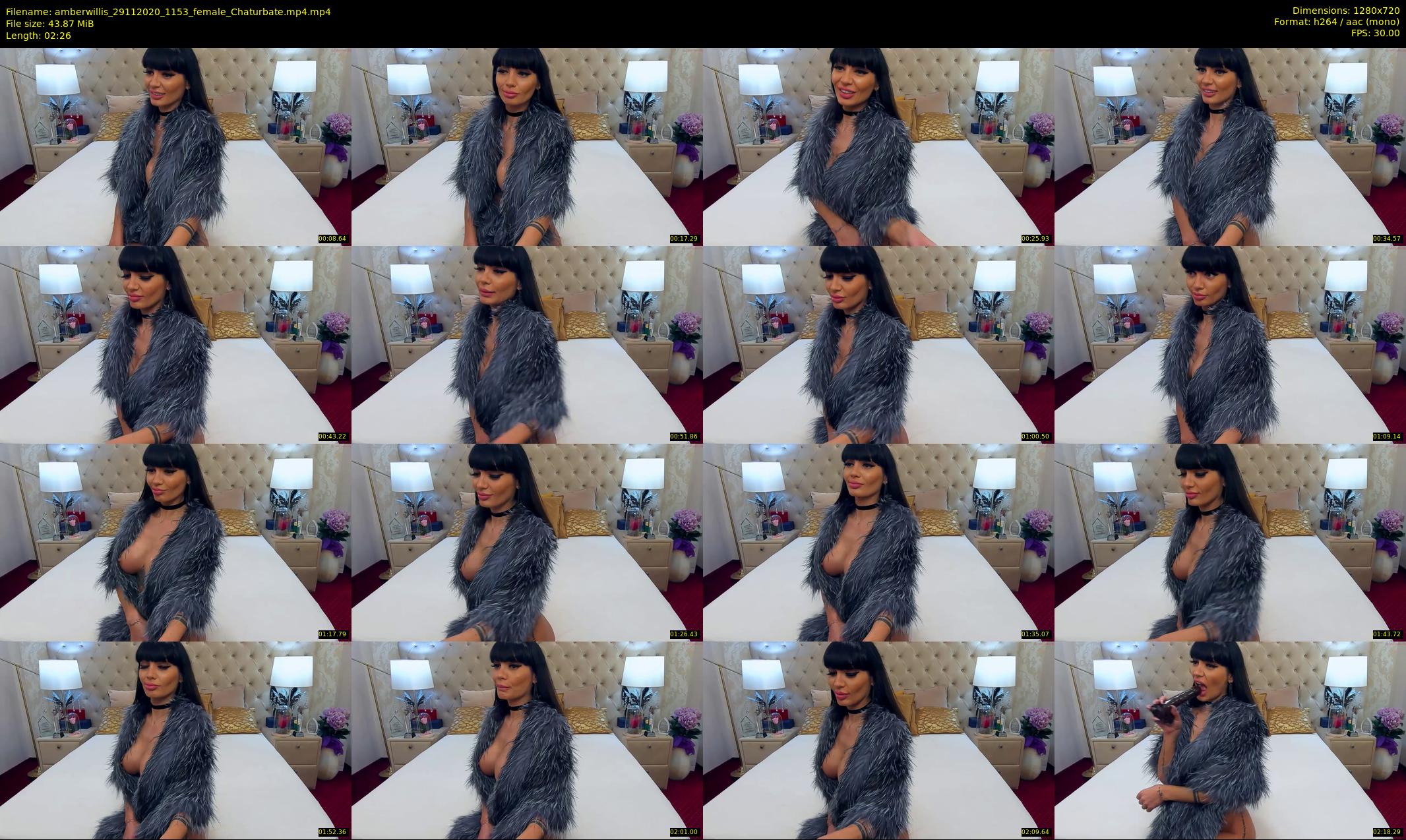 amberwillis — 3 minute Chaturbate female cam show recording, 720p, Nov 29, 2020