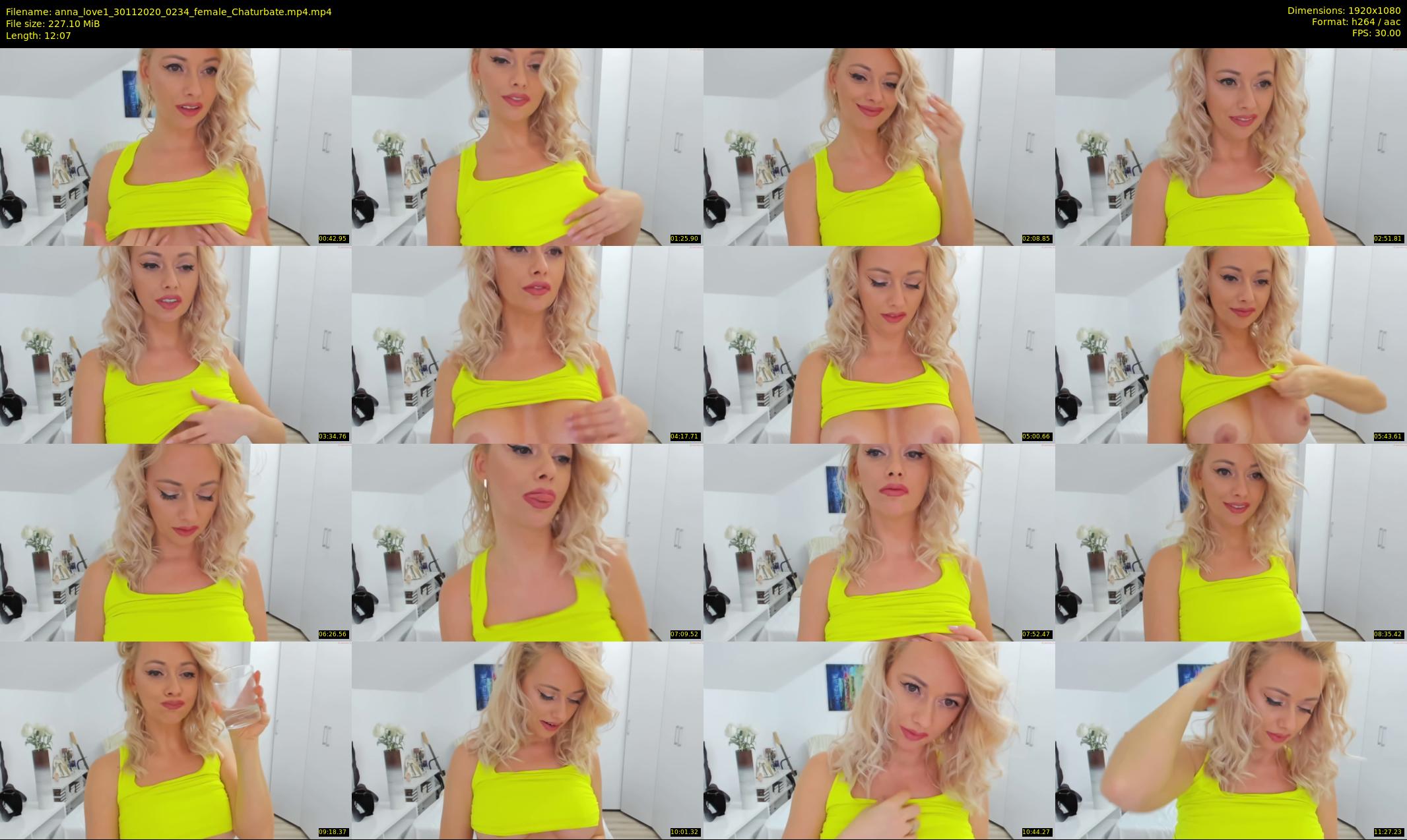 anna_love1 — 13 minute Chaturbate female cam show recording, 1080p, Nov 30, 2020