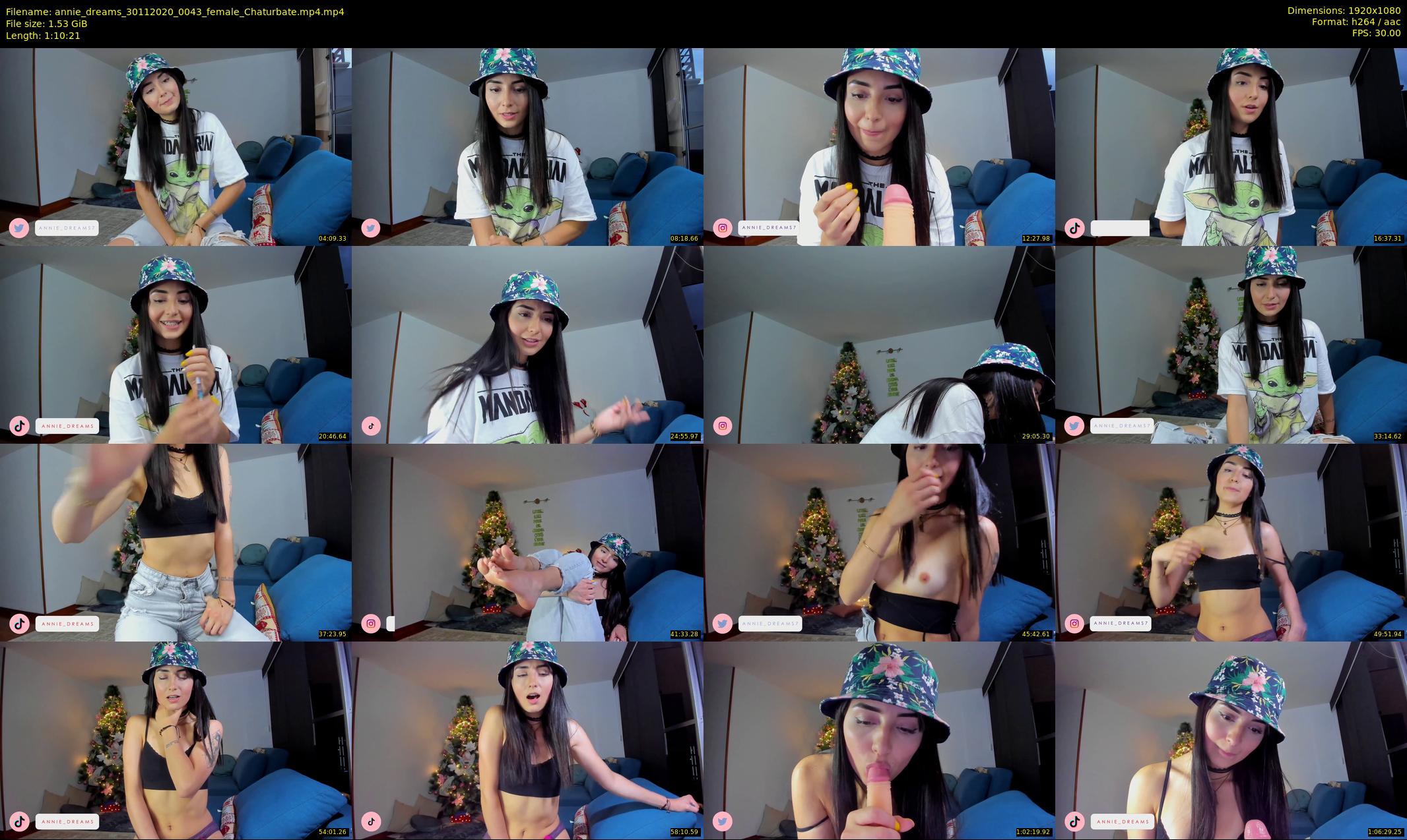 annie_dreams — 71 minute Chaturbate female cam show recording, 1080p, Nov 30, 2020