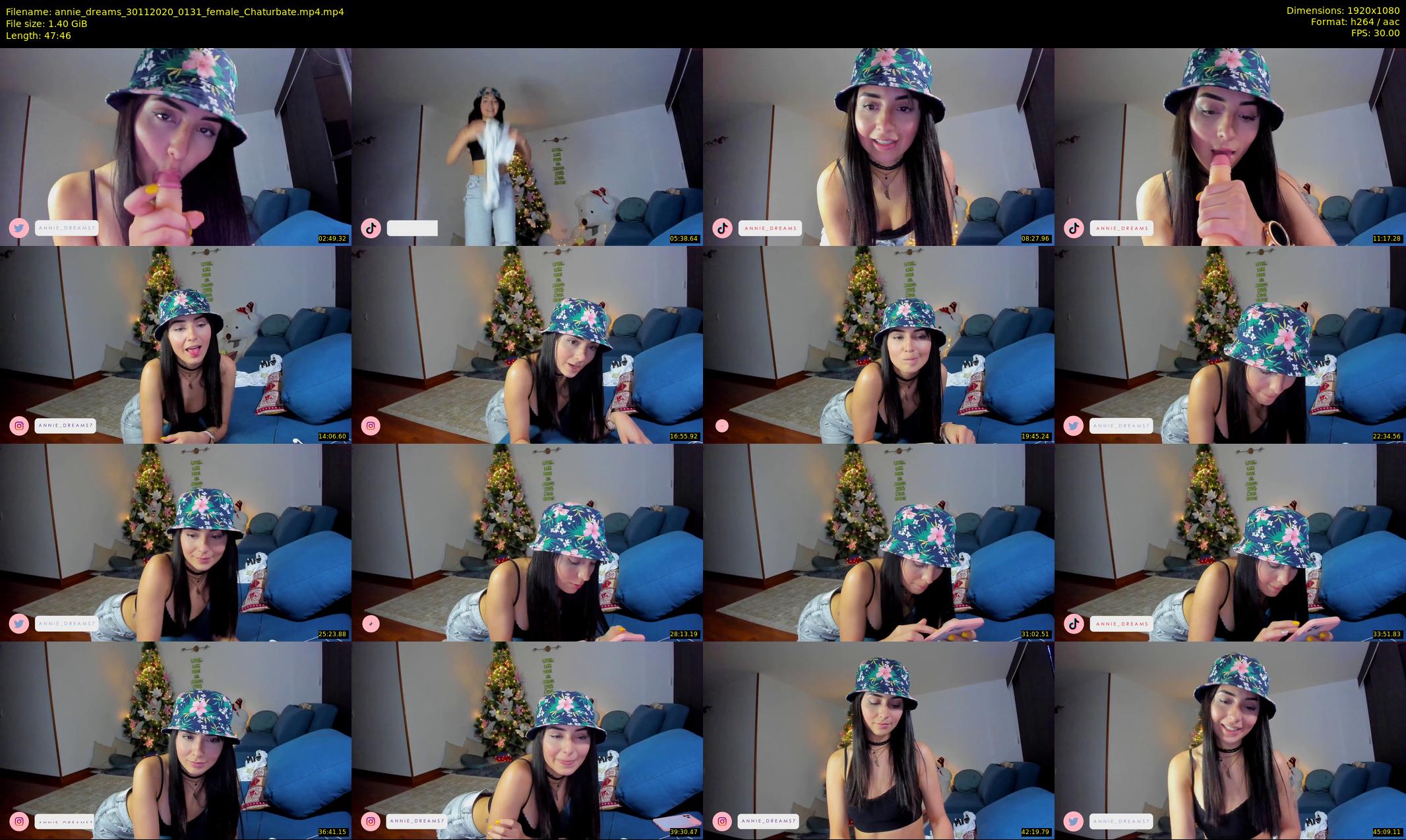 annie_dreams — 48 minute Chaturbate female cam show recording, 1080p, Nov 30, 2020