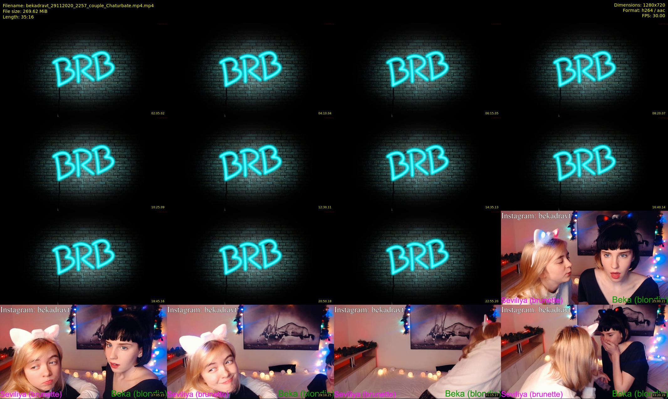 bekadravt — 36 minute Chaturbate couple cam show recording, 720p, Nov 29, 2020