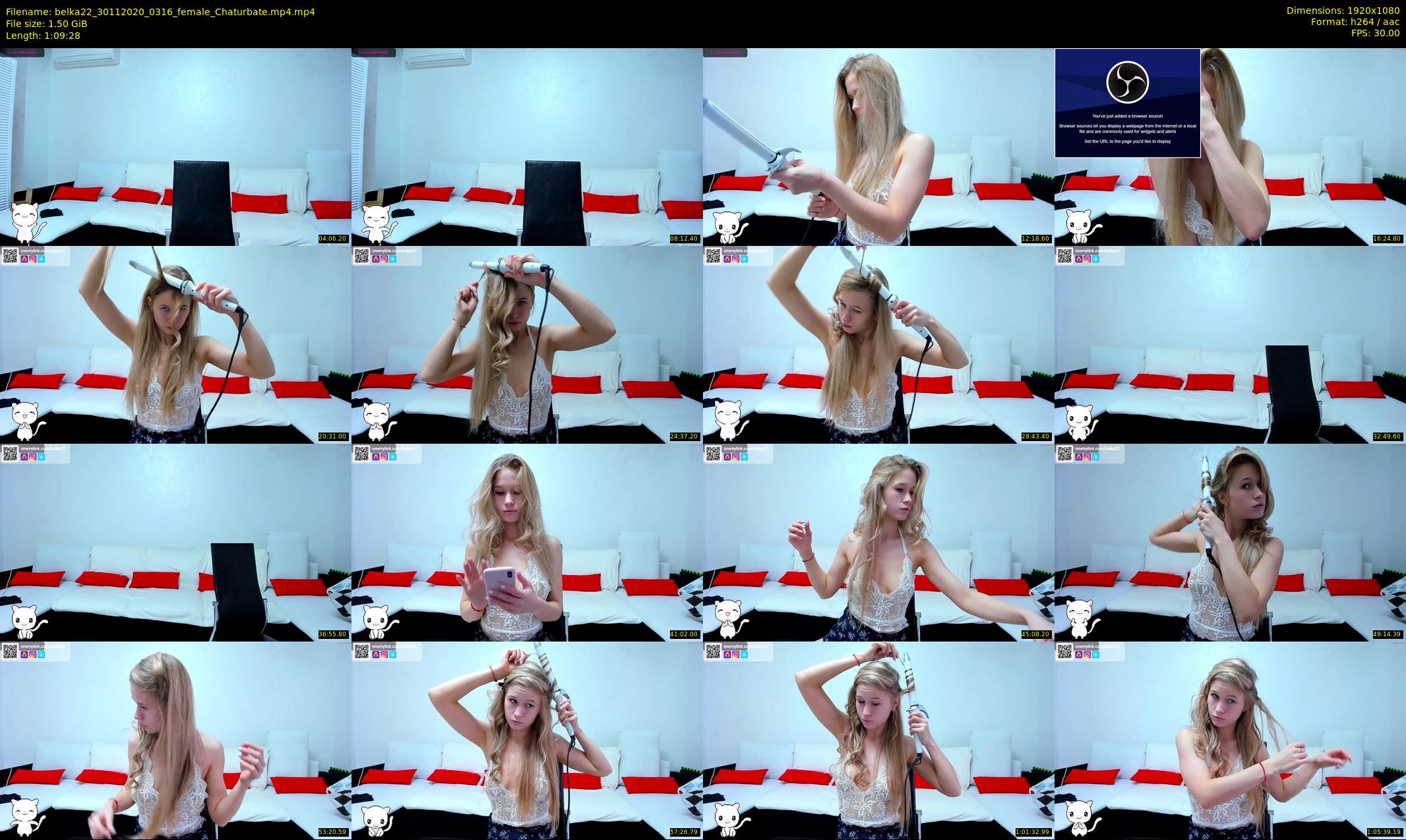 belka22 — 70 minute Chaturbate female cam show recording, 1080p, Nov 30, 2020