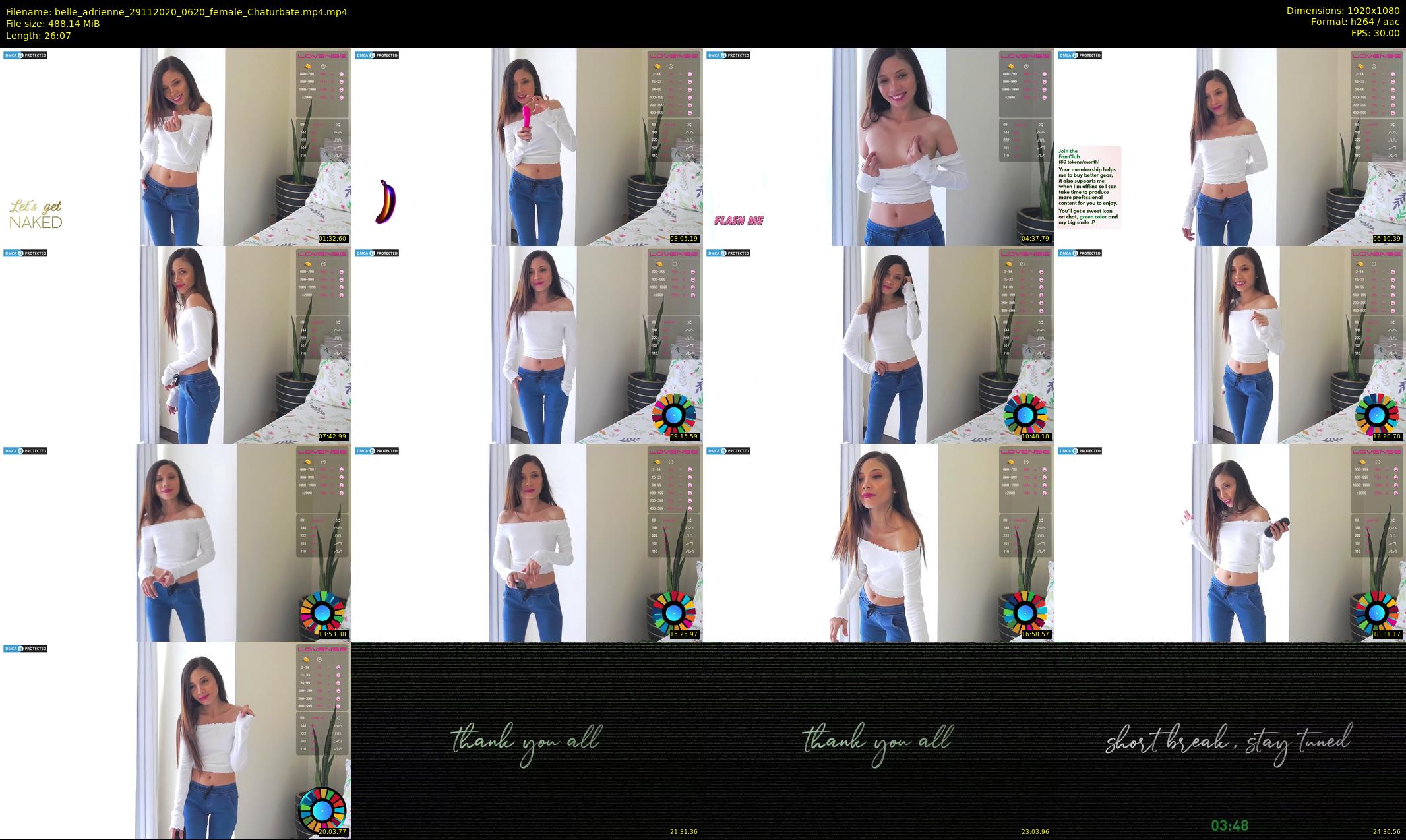 belle_adrienne — 27 minute Chaturbate couple cam show recording, 1080p, Nov 29, 2020