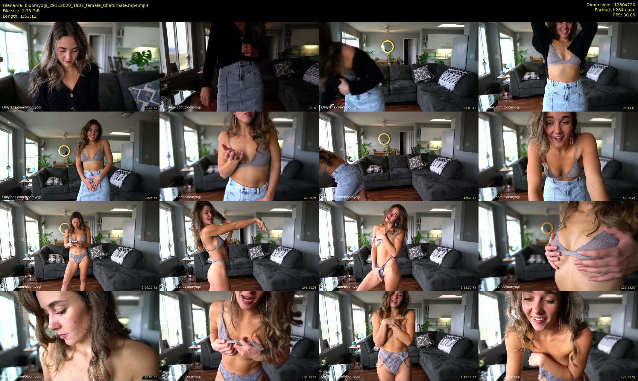 bloomyogi — 114 minute Chaturbate female cam show recording, 720p, Nov 29, 2020