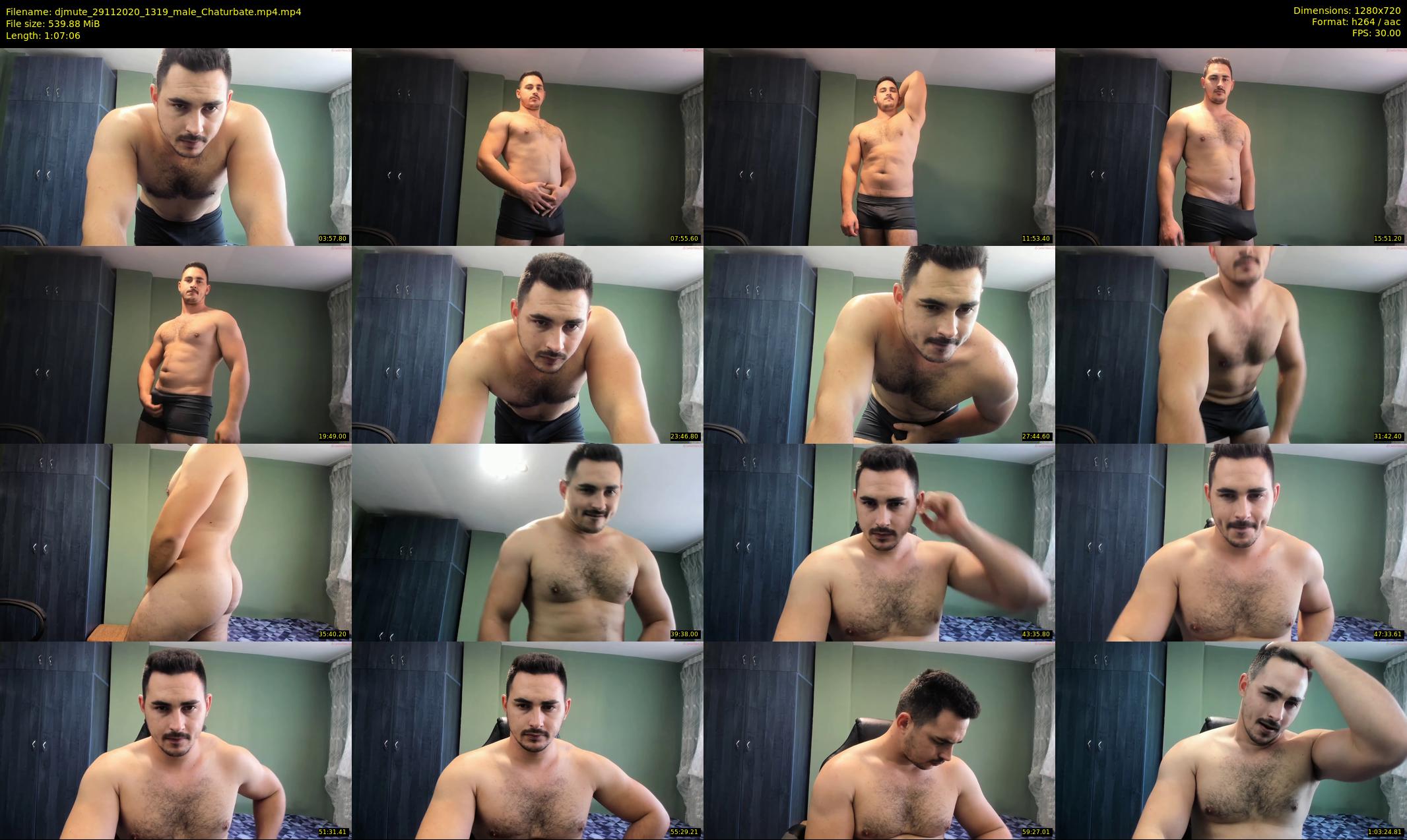 djmute — 68 minute Chaturbate male cam show recording, 720p, Nov 29, 2020