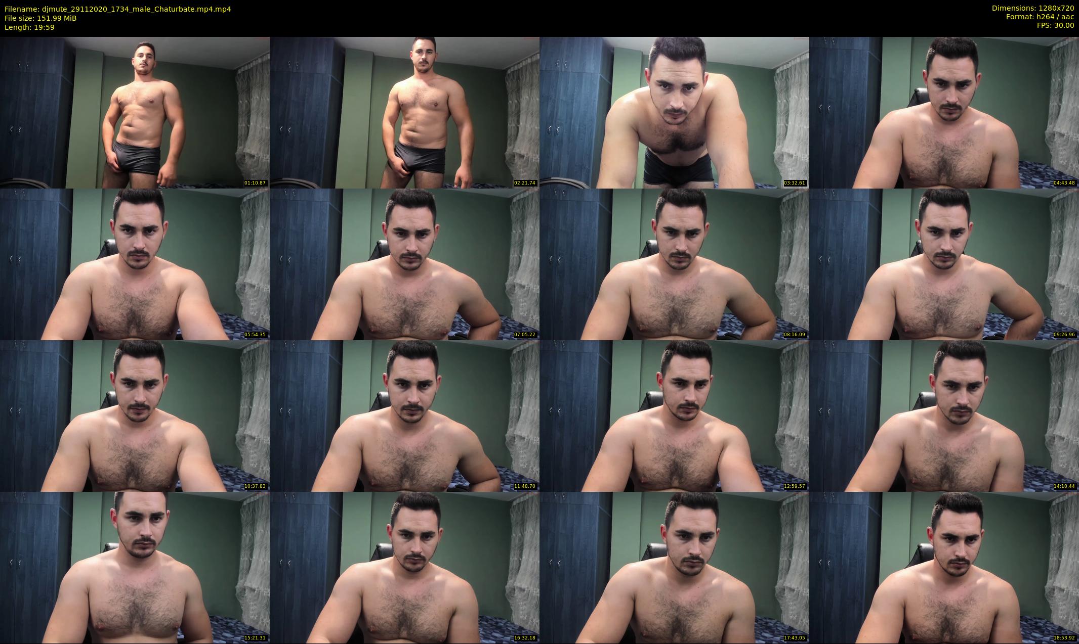 djmute — 20 minute Chaturbate male cam show recording, 720p, Nov 29, 2020
