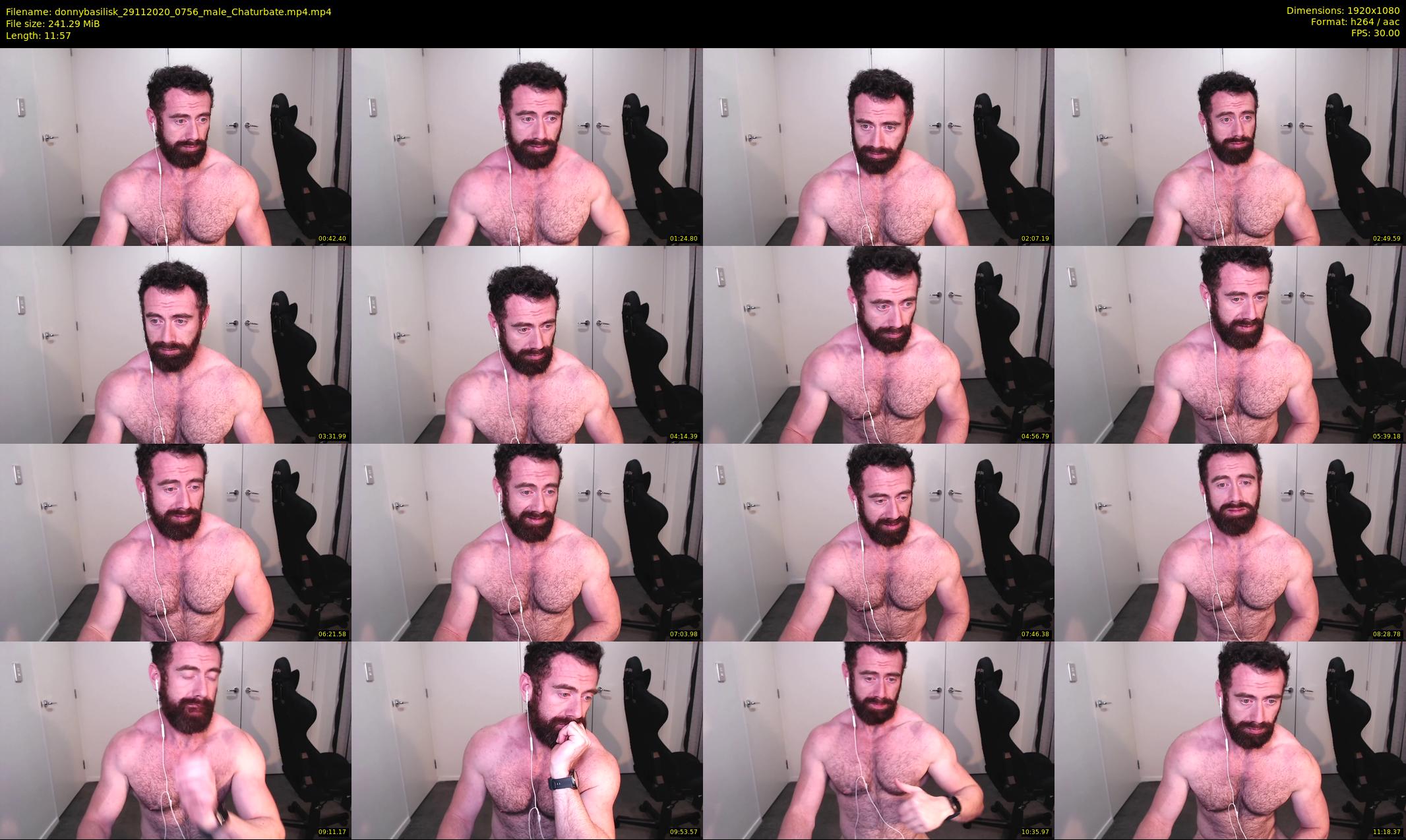 donnybasilisk — 12 minute Chaturbate male cam show recording, 1080p, Nov 29, 2020