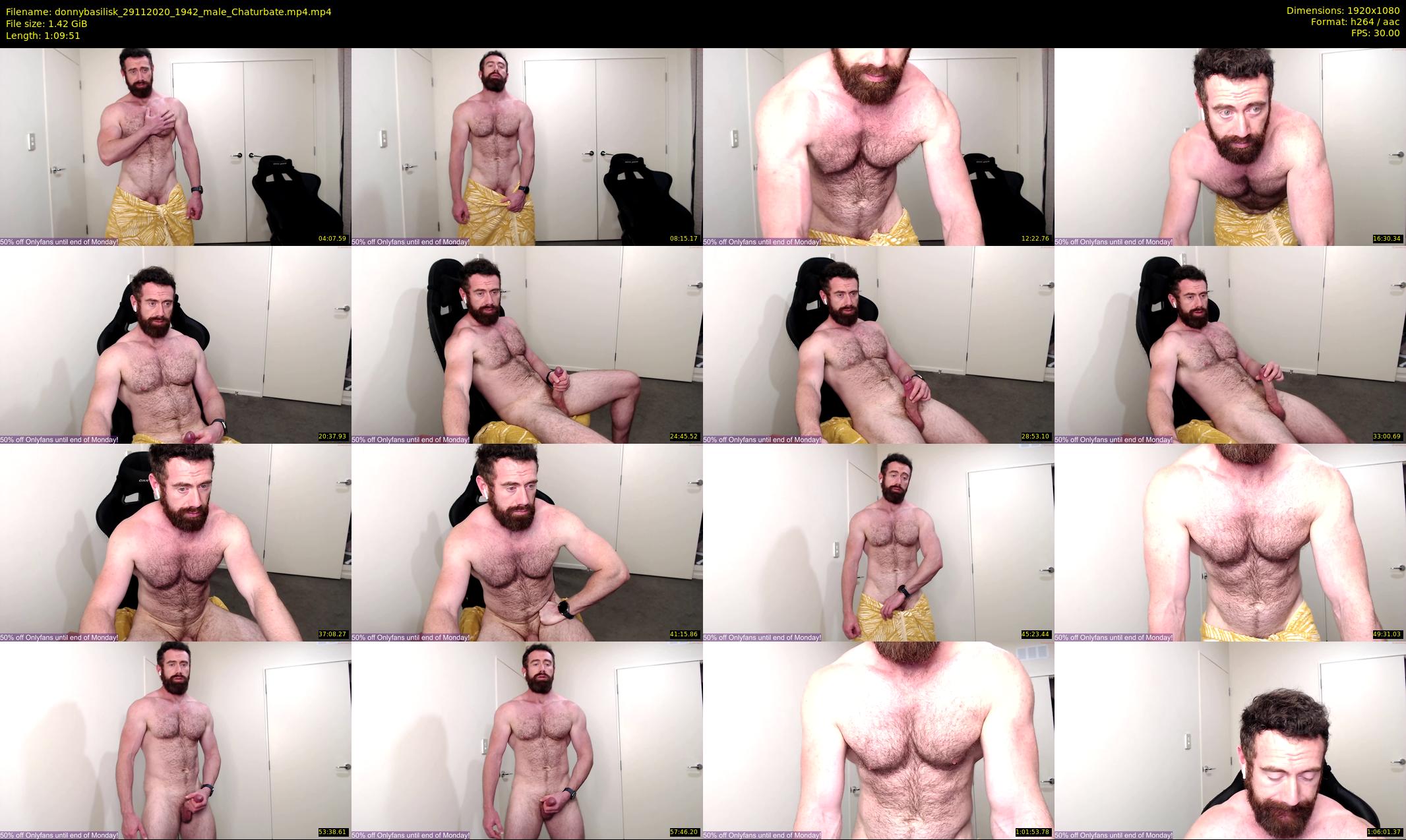 donnybasilisk — 70 minute Chaturbate male cam show recording, 1080p, Nov 29, 2020