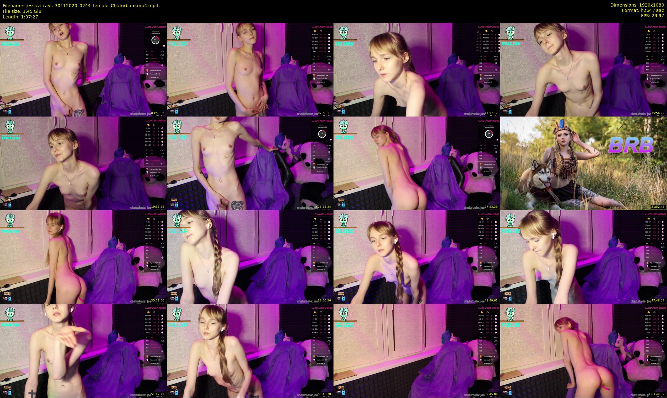 jessica_rays — 68 minute Chaturbate couple cam show recording, 1080p, Nov 30, 2020