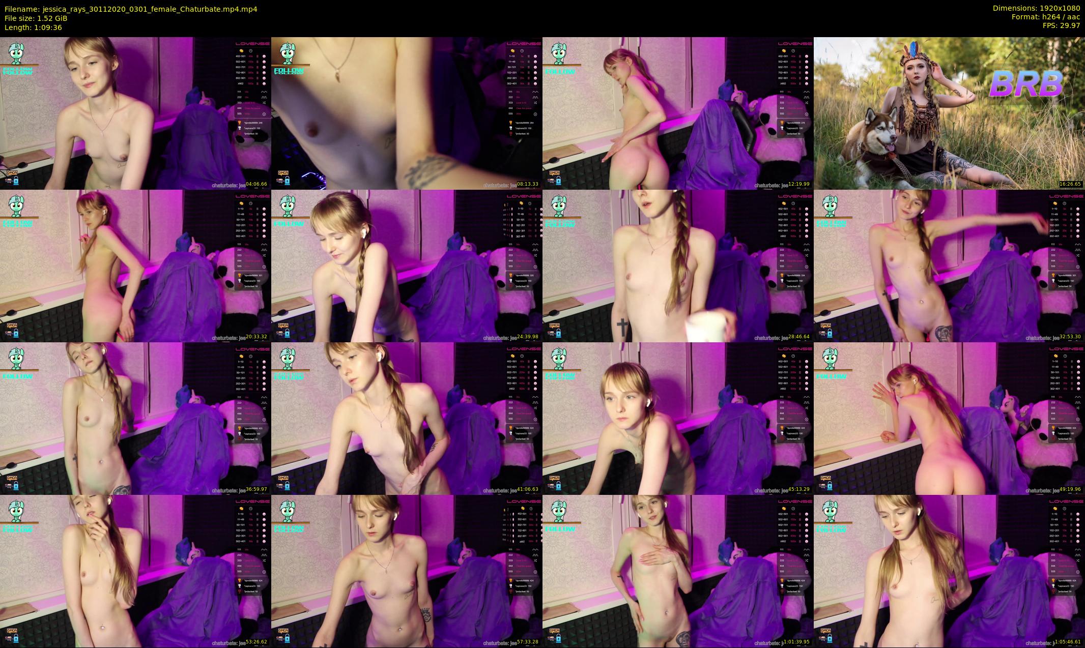jessica_rays — 70 minute Chaturbate couple cam show recording, 1080p, Nov 30, 2020