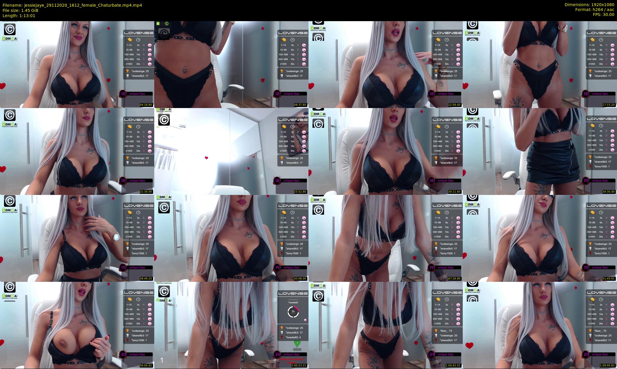 jessiejaye — 74 minute Chaturbate female cam show recording, 1080p, Nov 29, 2020