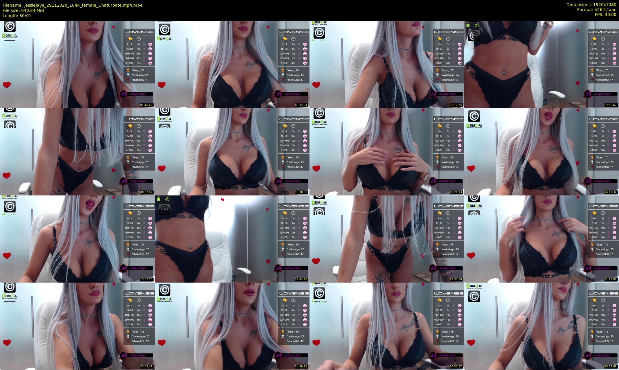 jessiejaye — 31 minute Chaturbate female cam show recording, 1080p, Nov 29, 2020