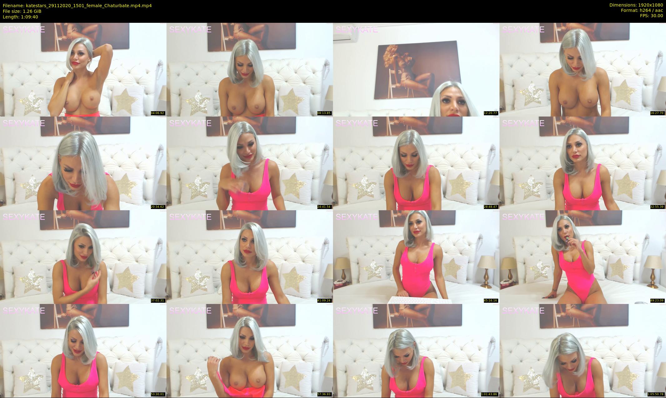 katestars — 70 minute Chaturbate female cam show recording, 1080p, Nov 29, 2020