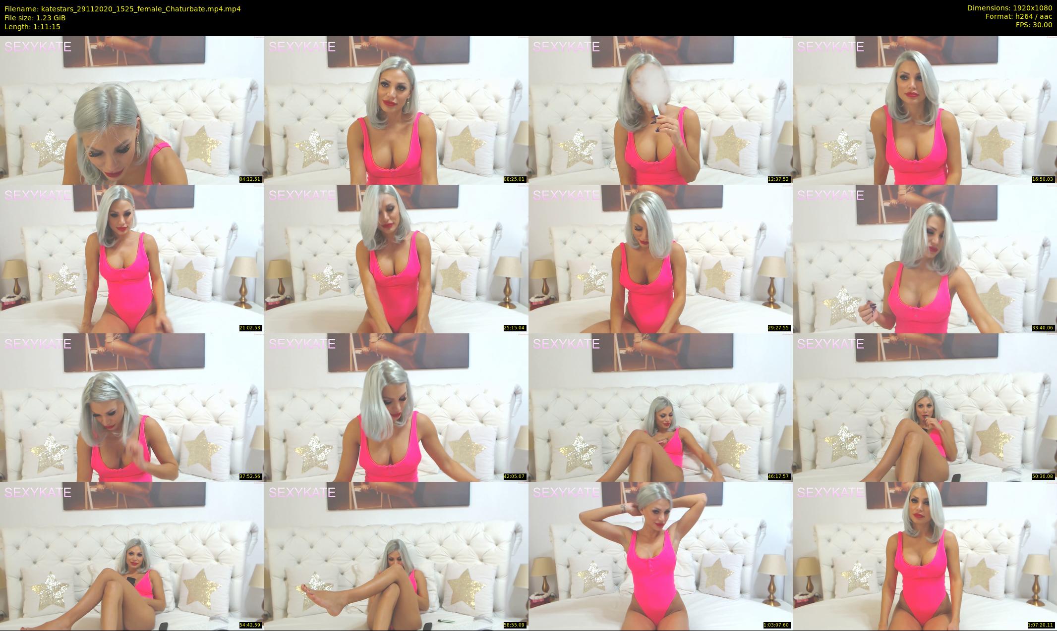 katestars — 72 minute Chaturbate female cam show recording, 1080p, Nov 29, 2020