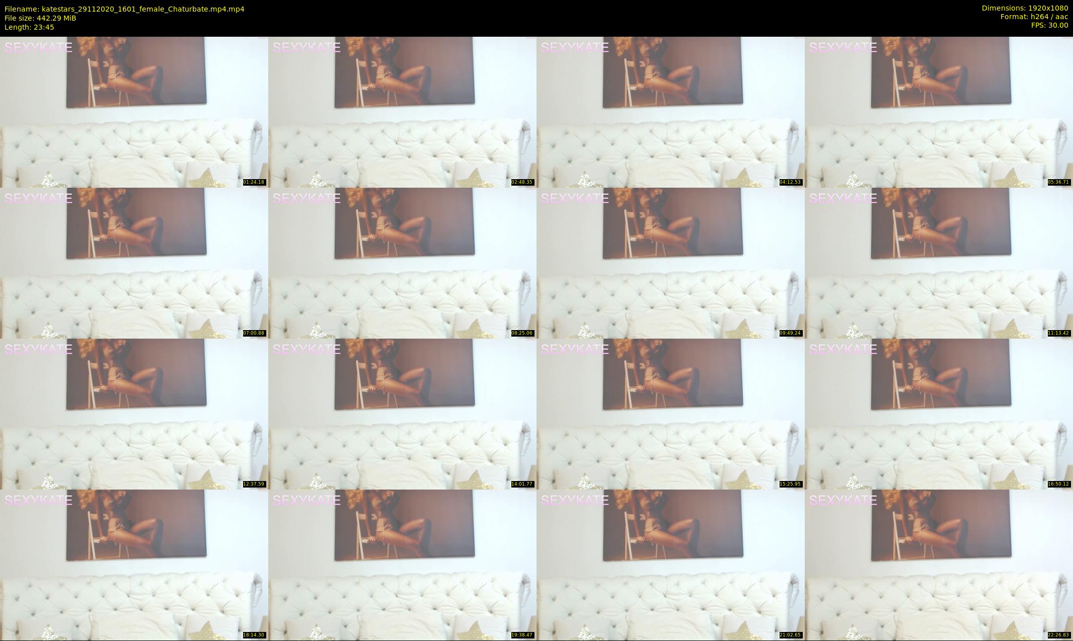 katestars — 24 minute Chaturbate female cam show recording, 1080p, Nov 29, 2020