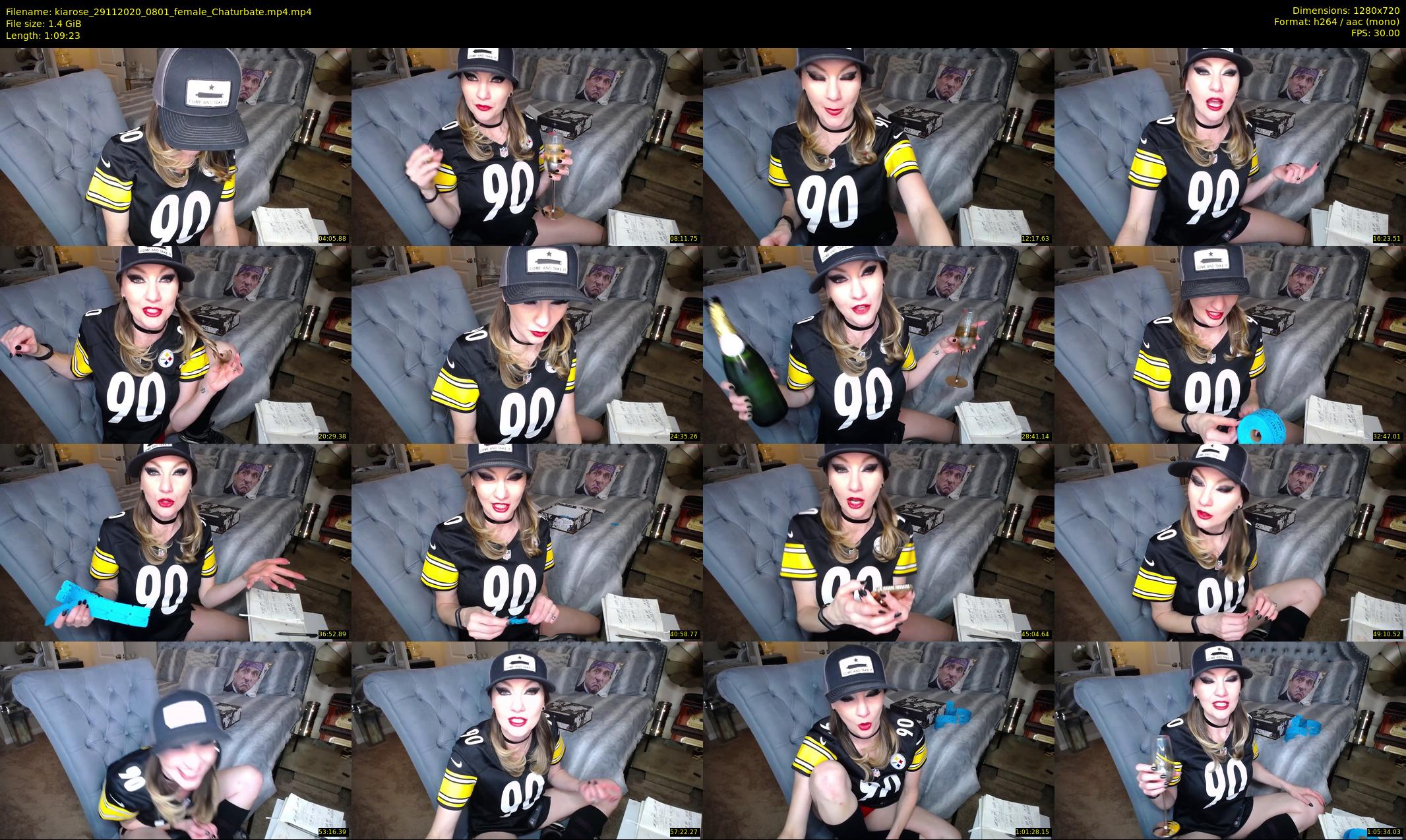 kiarose — 70 minute Chaturbate female cam show recording, 720p, Nov 29, 2020