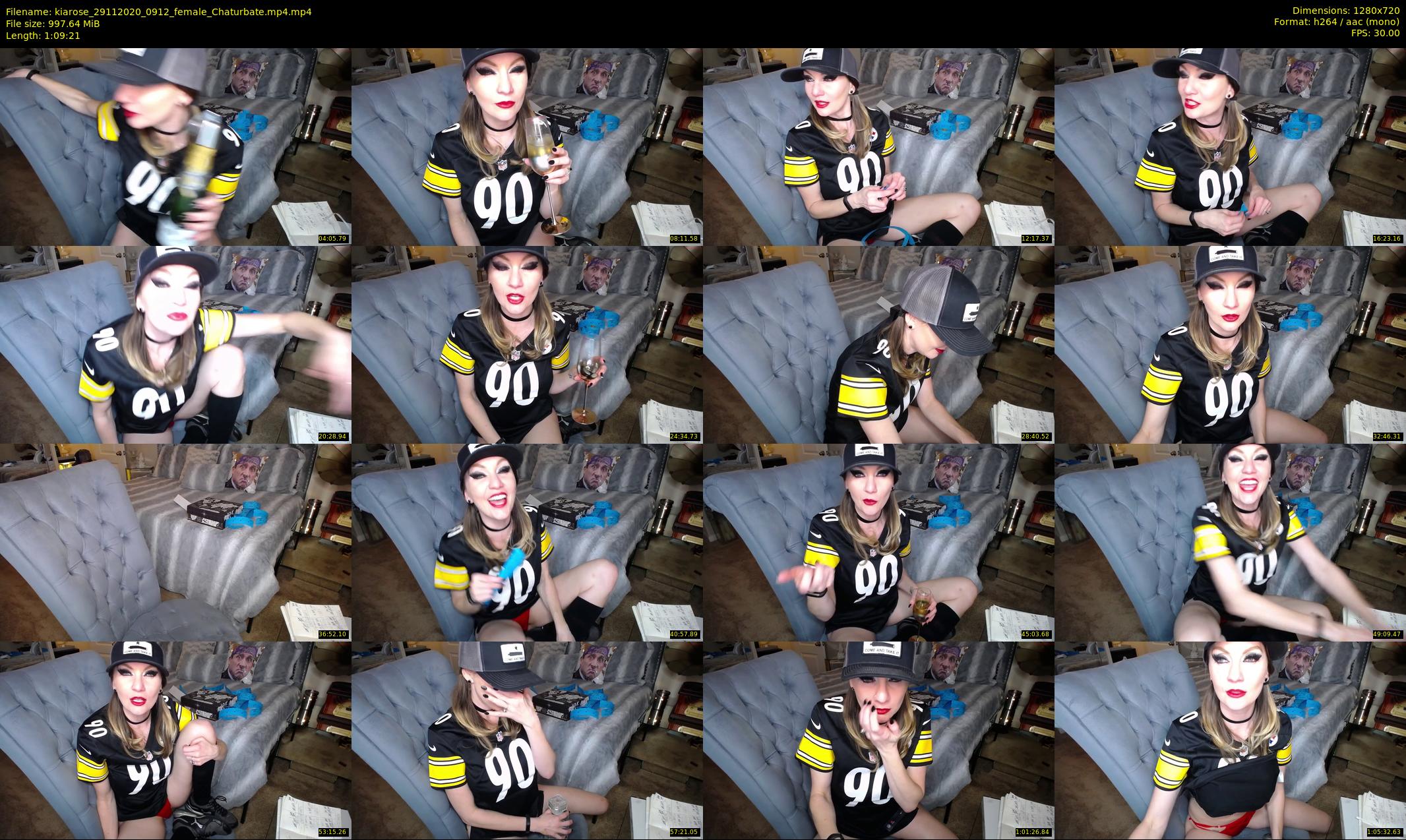 kiarose — 70 minute Chaturbate female cam show recording, 720p, Nov 29, 2020