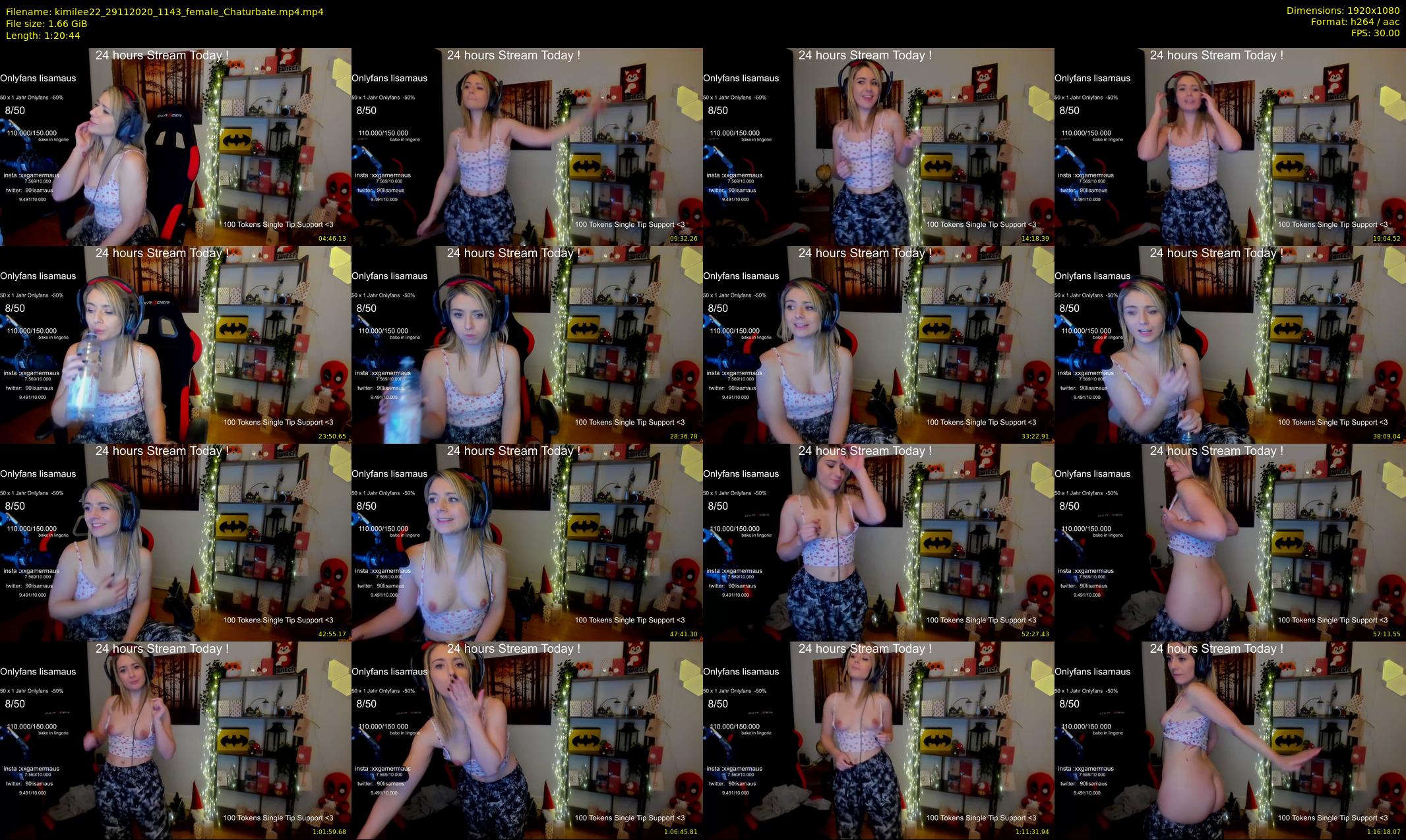 kimilee22 — 81 minute Chaturbate female cam show recording, 1080p, Nov 29, 2020
