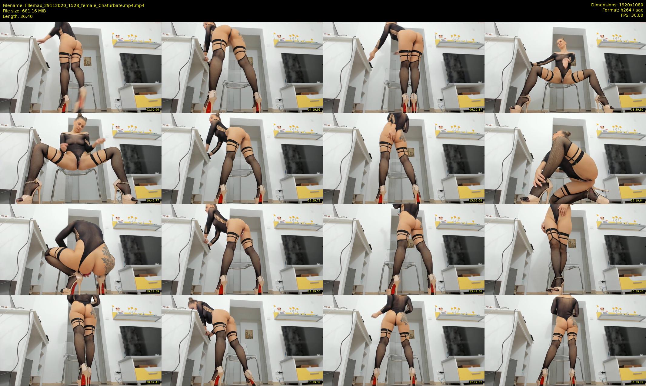 lillemax — 37 minute Chaturbate female cam show recording, 1080p, Nov 29, 2020