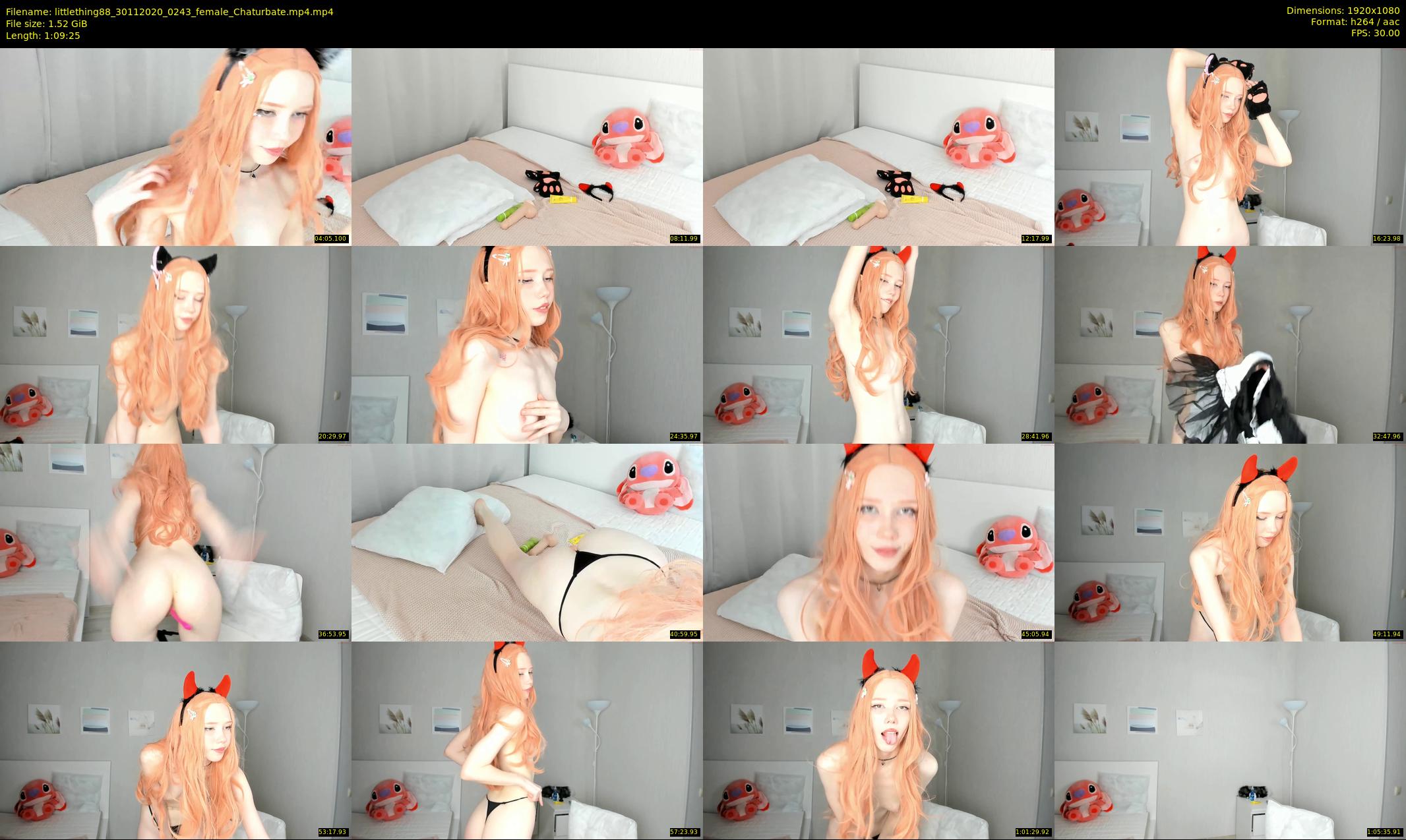 littlething88 — 70 minute Chaturbate female cam show recording, 1080p, Nov 30, 2020