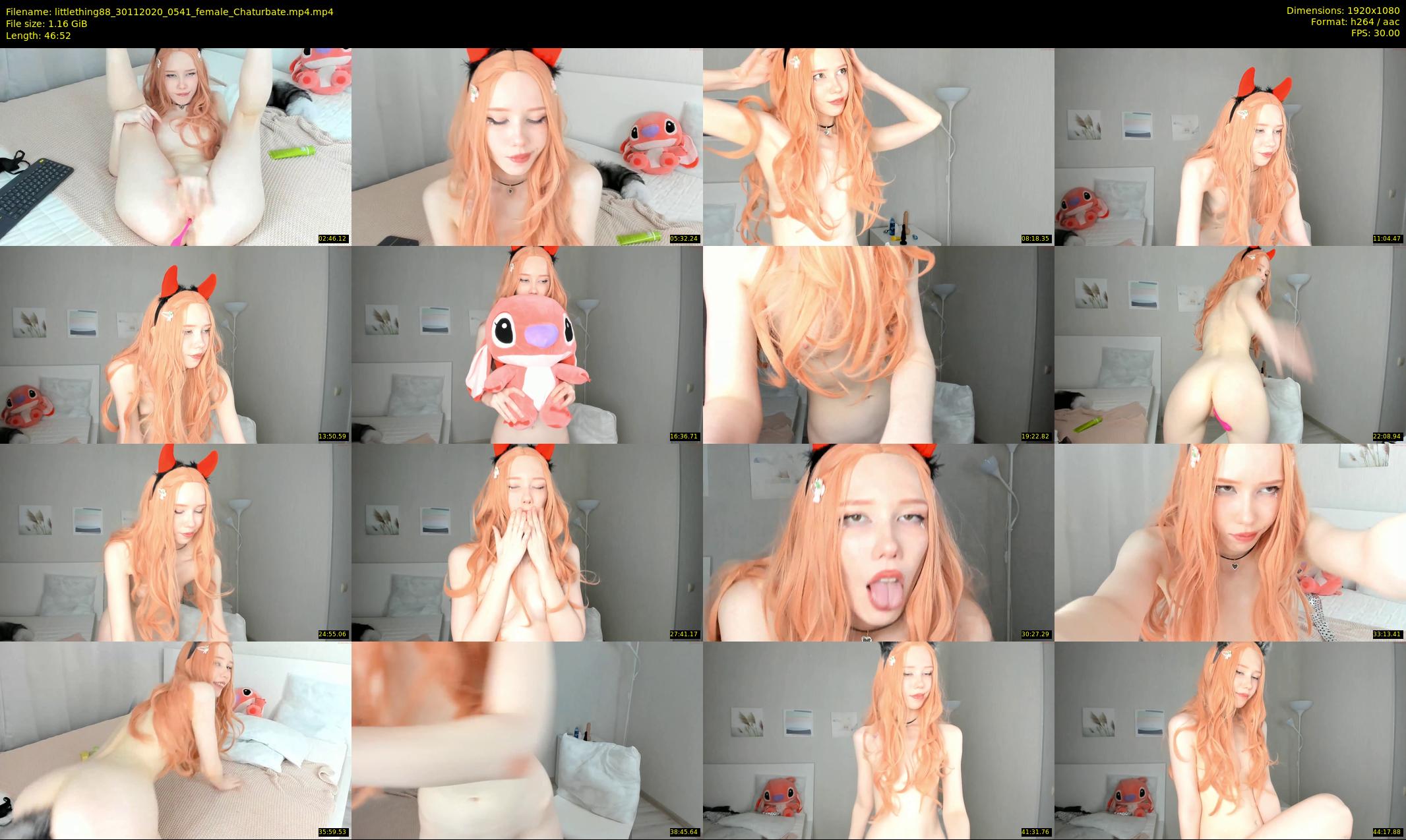 littlething88 — 47 minute Chaturbate female cam show recording, 1080p, Nov 30, 2020