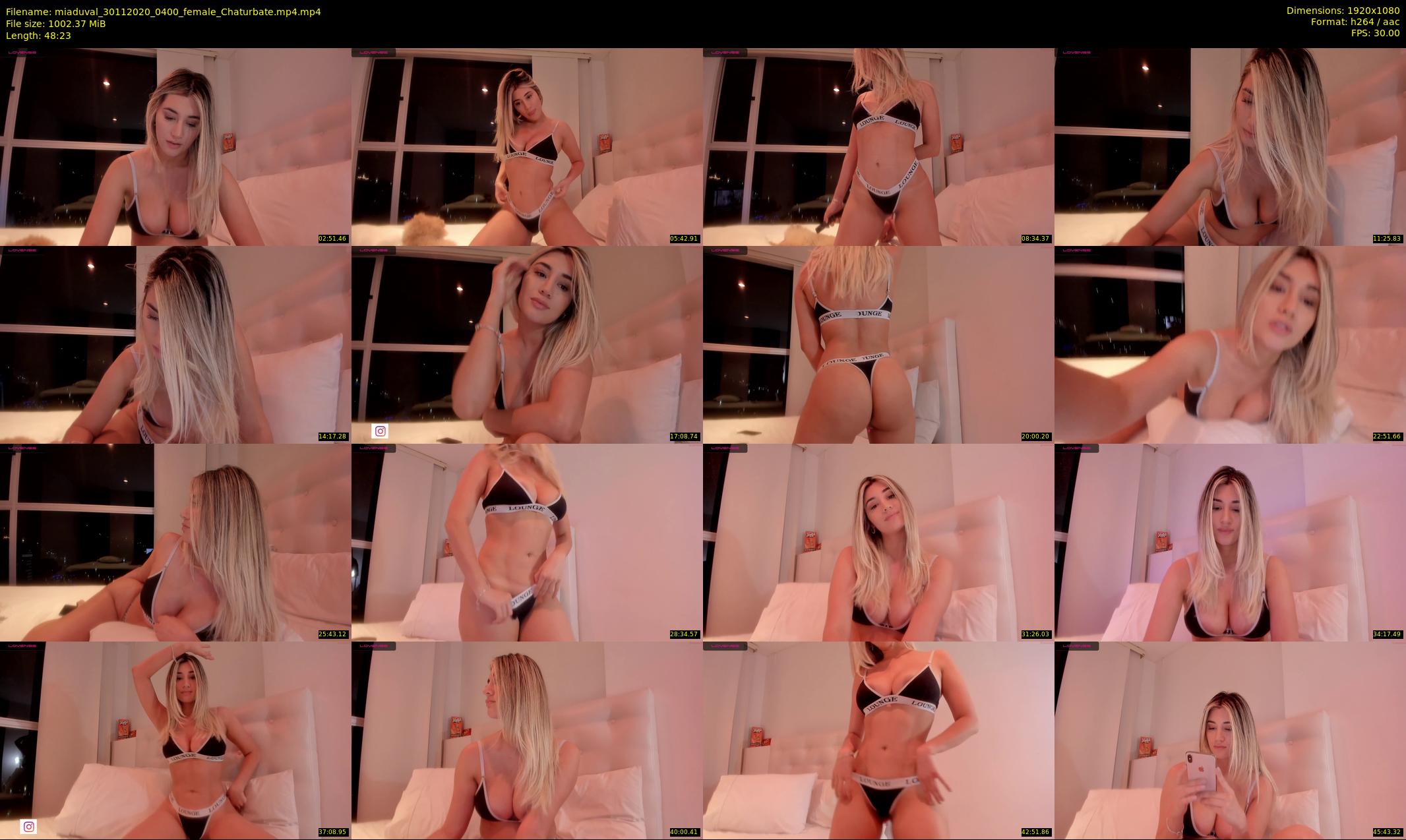 miaduval — 49 minute Chaturbate female cam show recording, 1080p, Nov 30, 2020