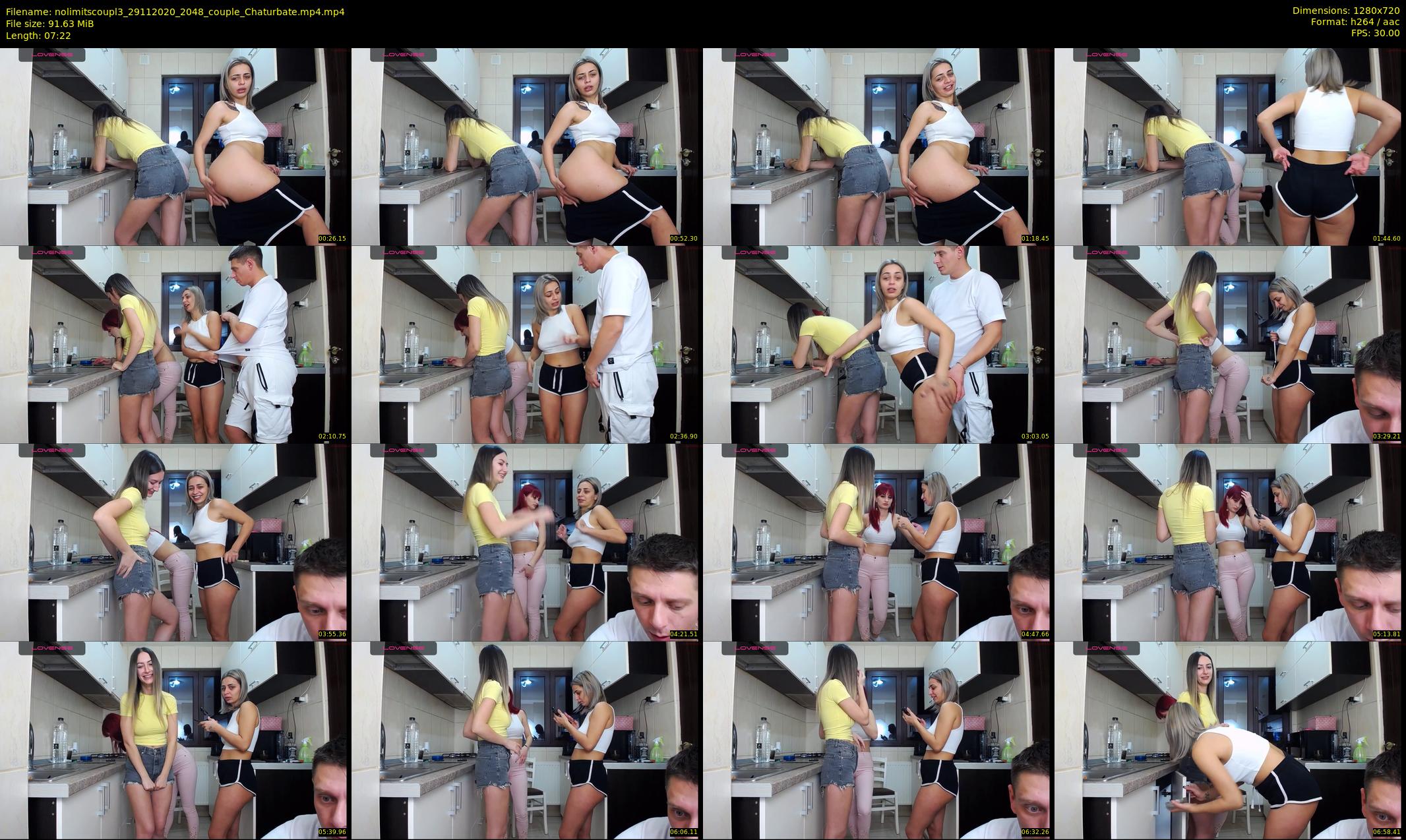 nolimitscoupl3 — 8 minute Chaturbate couple cam show recording, 720p, Nov 29, 2020