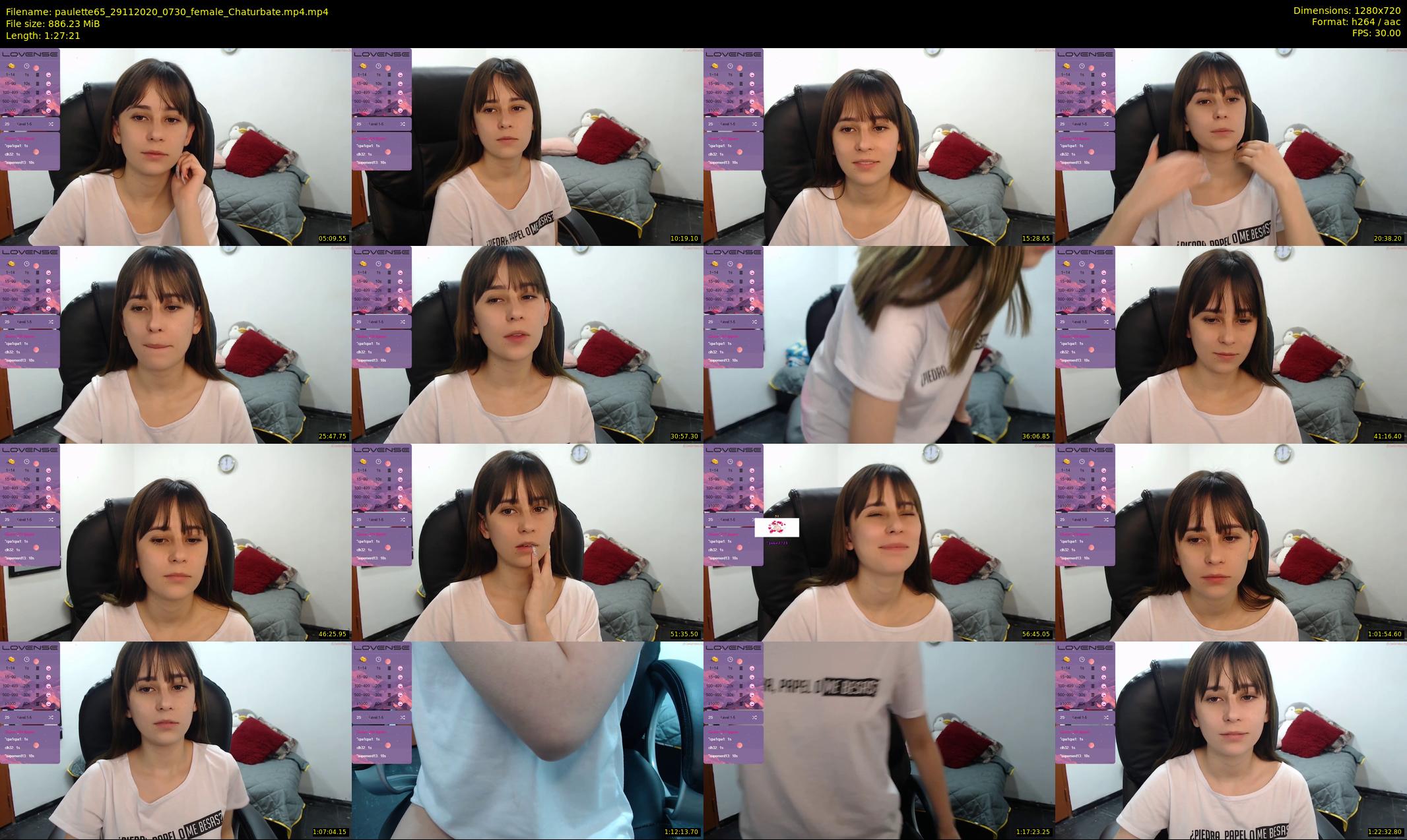 paulette65 — 88 minute Chaturbate female cam show recording, 720p, Nov 29, 2020