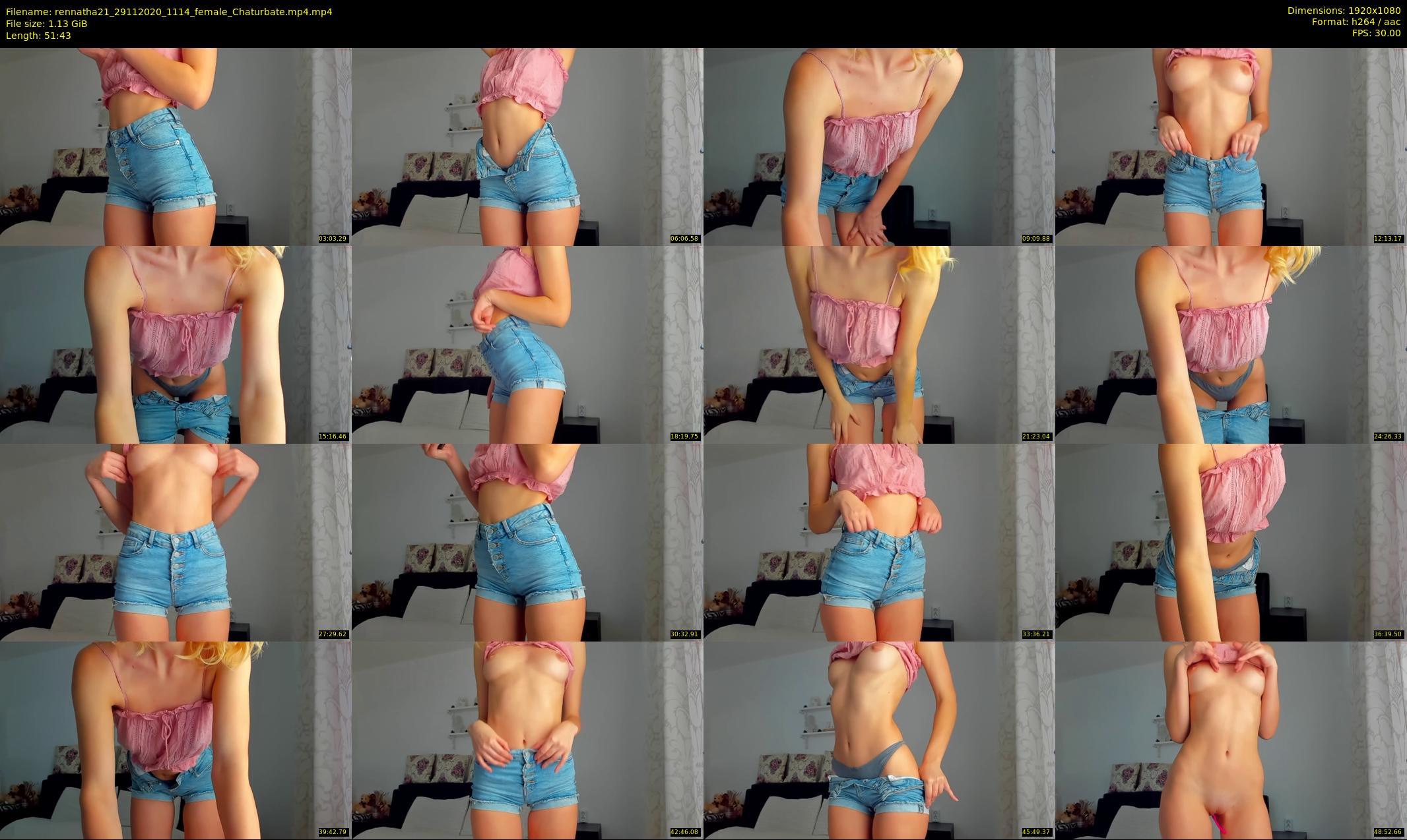 rennatha21 — 52 minute Chaturbate female cam show recording, 1080p, Nov 29, 2020