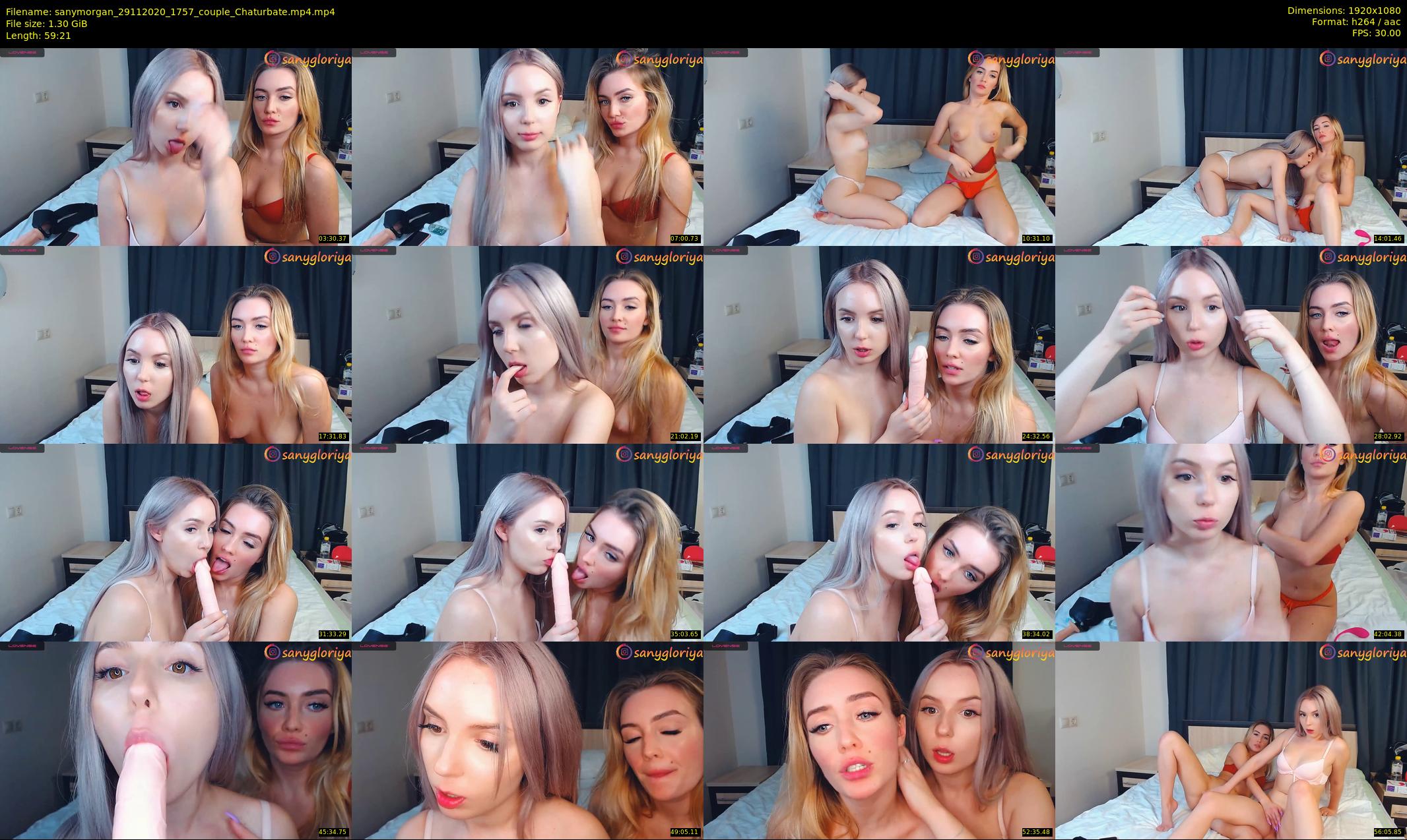sanymorgan — 60 minute Chaturbate couple cam show recording, 1080p, Nov 29, 2020