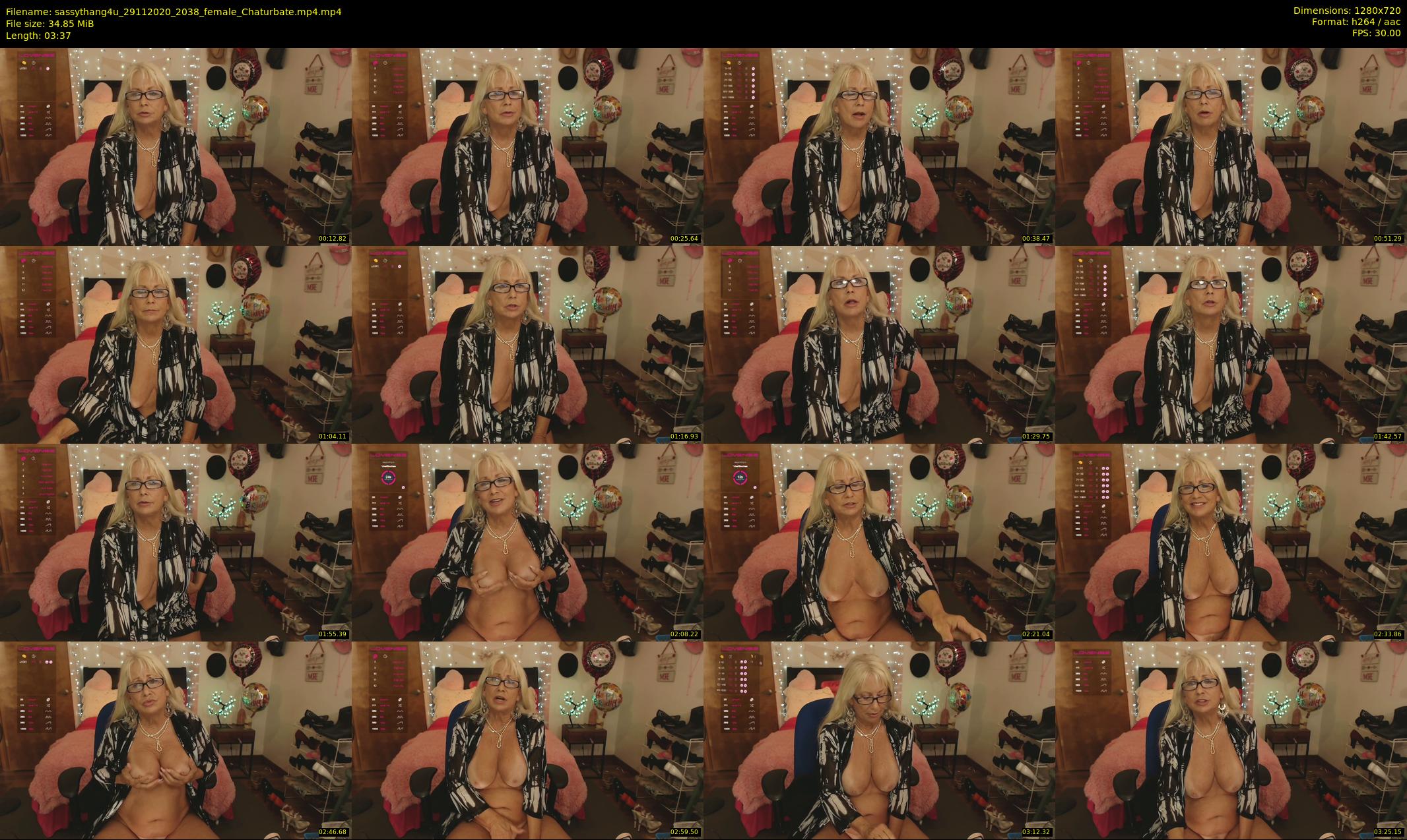sassythang4u — 4 minute Chaturbate female cam show recording, 720p, Nov 29, 2020
