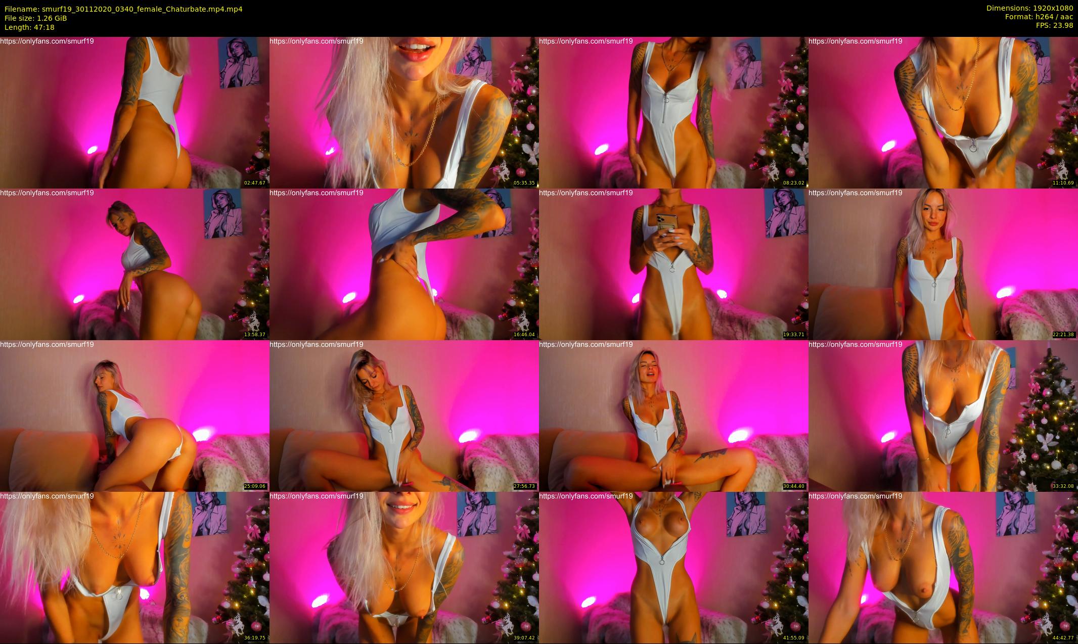 smurf19 — 48 minute Chaturbate female cam show recording, 1080p, Nov 30, 2020