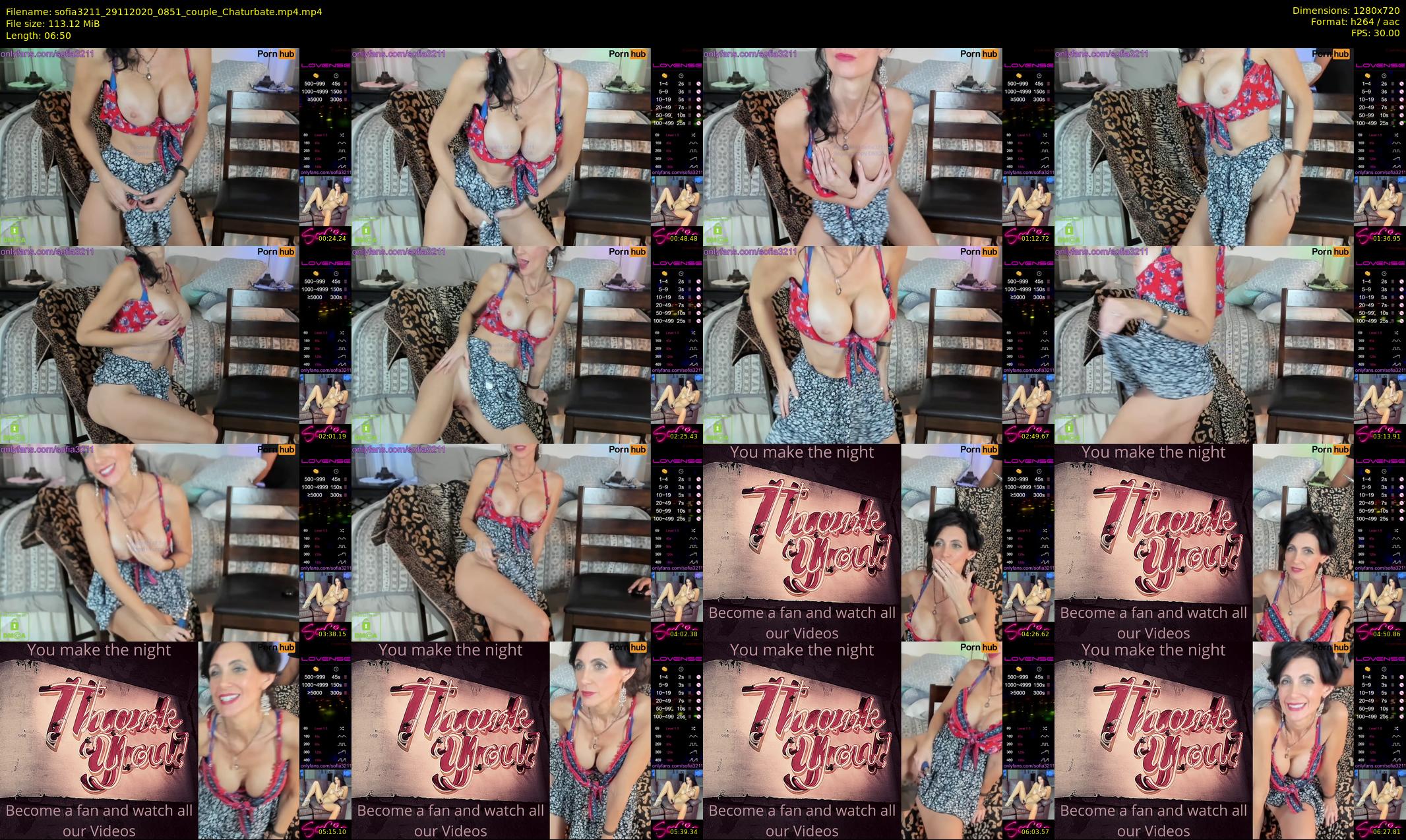 sofia3211 — 7 minute Chaturbate couple cam show recording, 720p, Nov 29, 2020