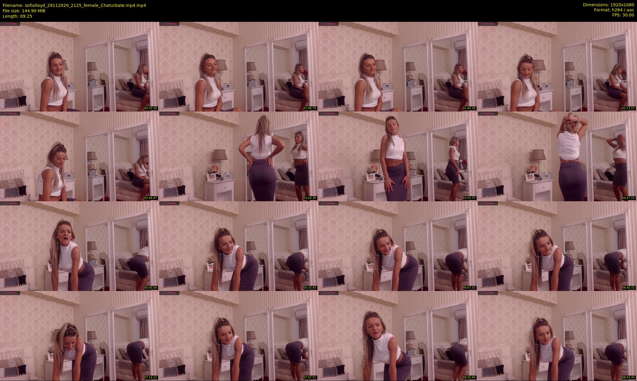 sofialloyd — 10 minute Chaturbate female cam show recording, 1080p, Nov 29, 2020