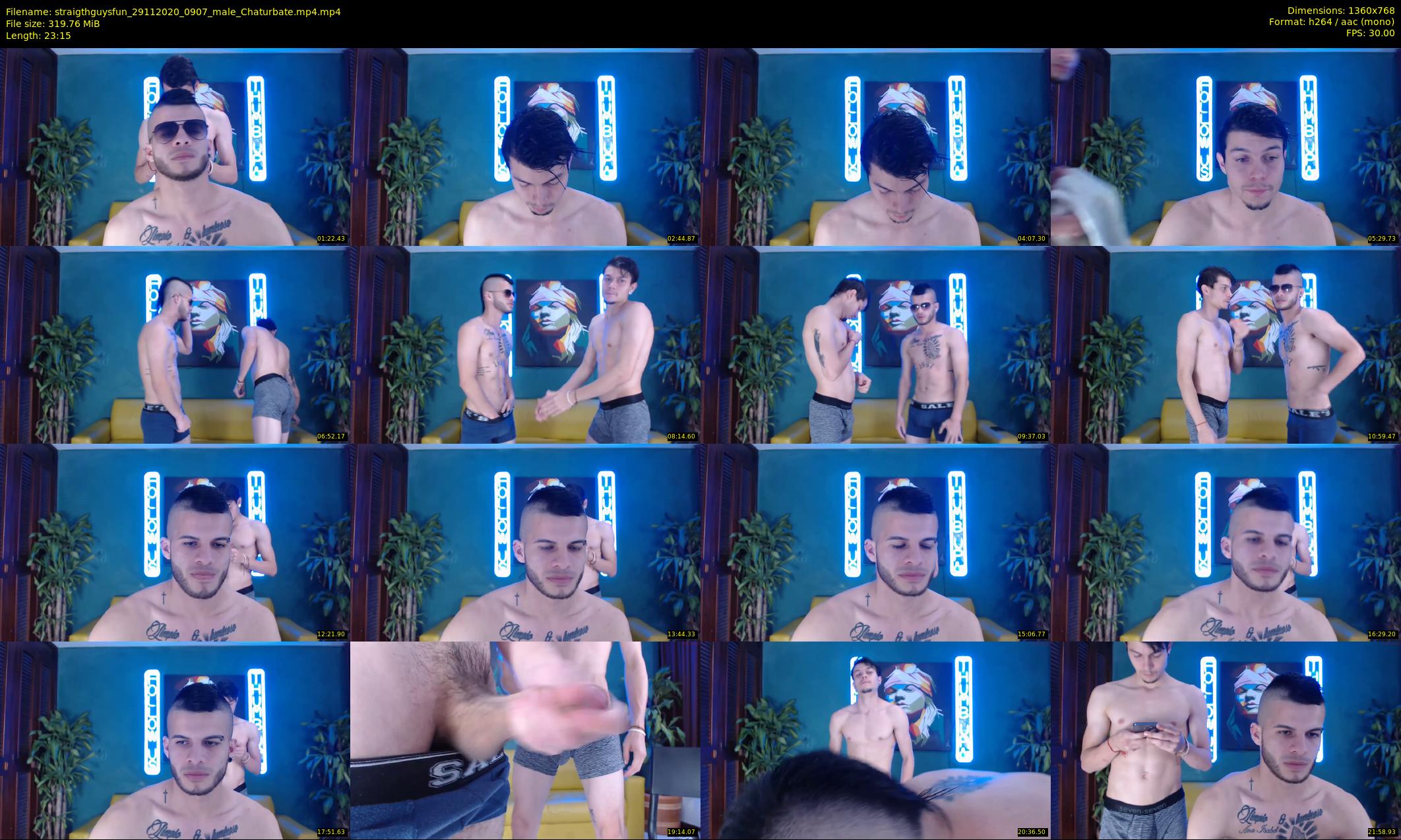 straigthguysfun — 24 minute Chaturbate male cam show recording, 720p, Nov 29, 2020