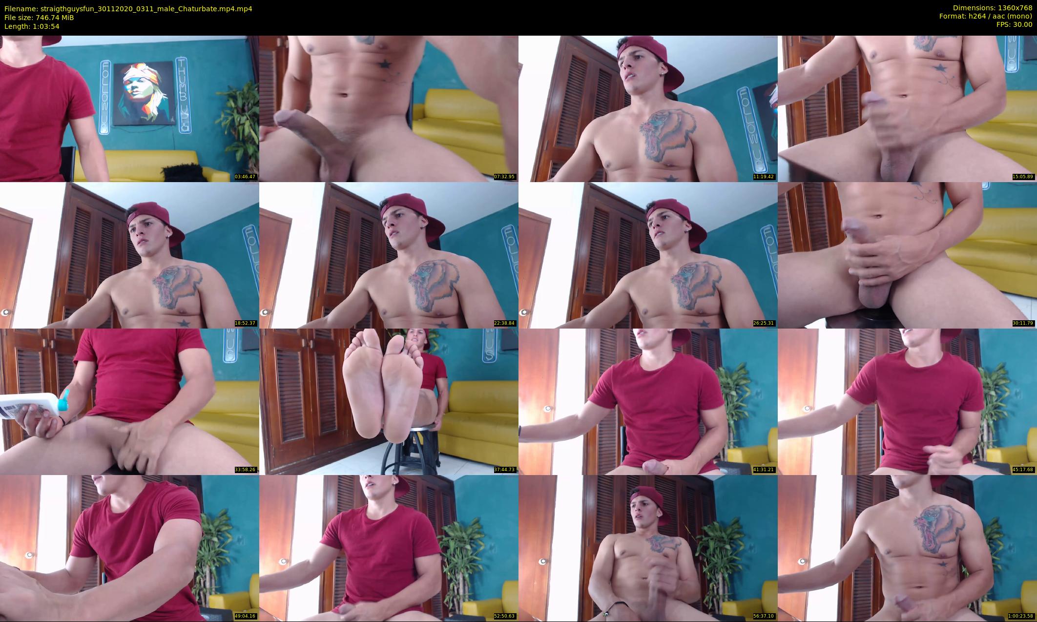 straigthguysfun — 64 minute Chaturbate male cam show recording, 720p, Nov 30, 2020