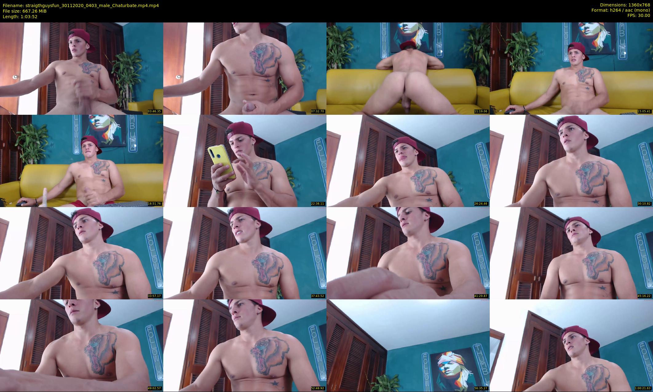 straigthguysfun — 64 minute Chaturbate male cam show recording, 720p, Nov 30, 2020