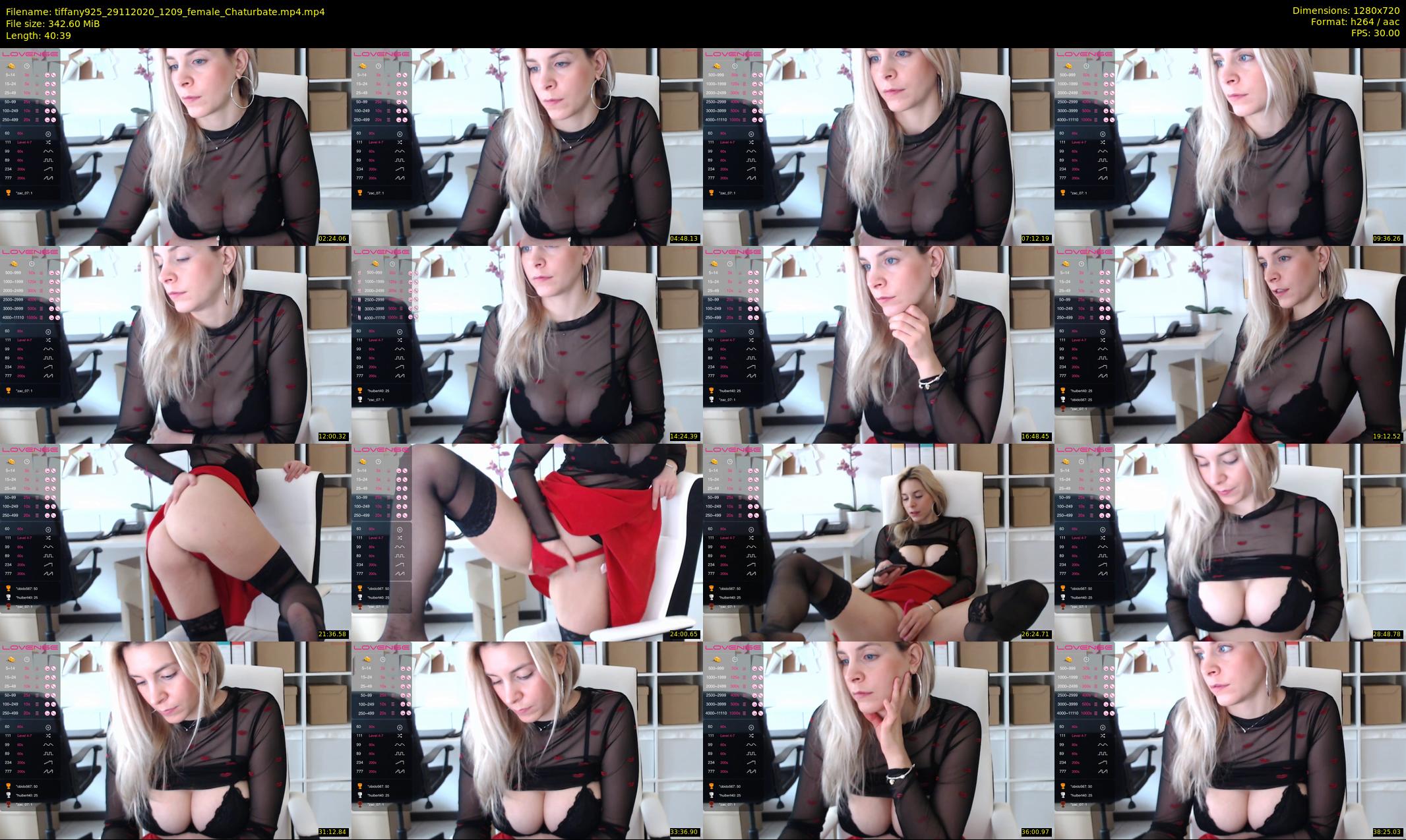 tiffany925 — 41 minute Chaturbate female cam show recording, 720p, Nov 29, 2020